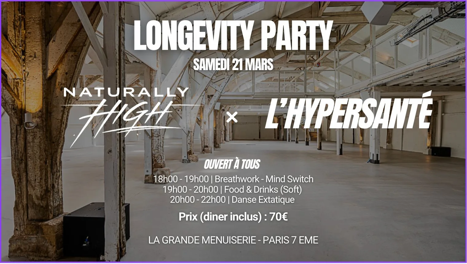 Longevity Party : Hypersante X Naturaly High