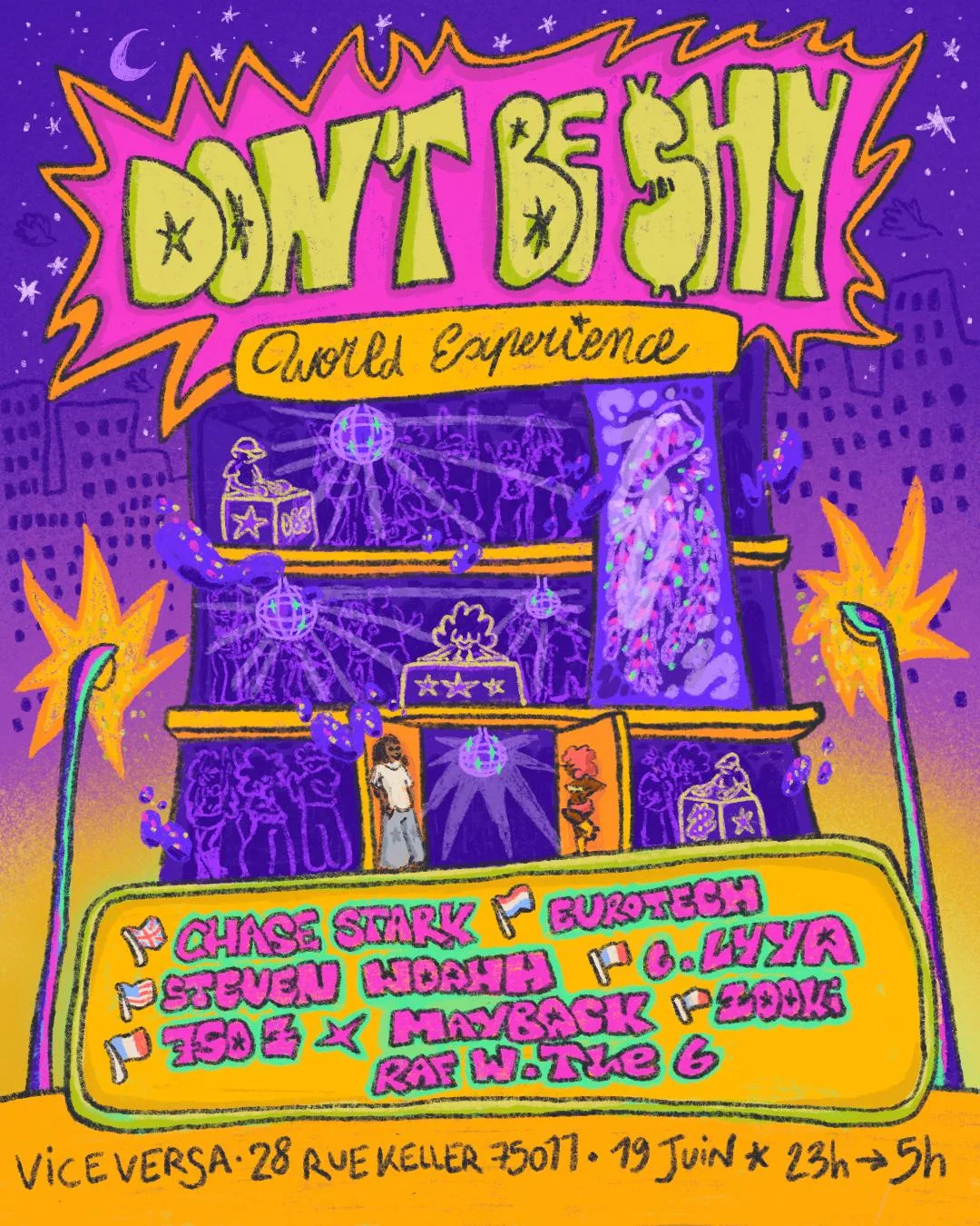 Don’T Be Shyyy — World Experience #1