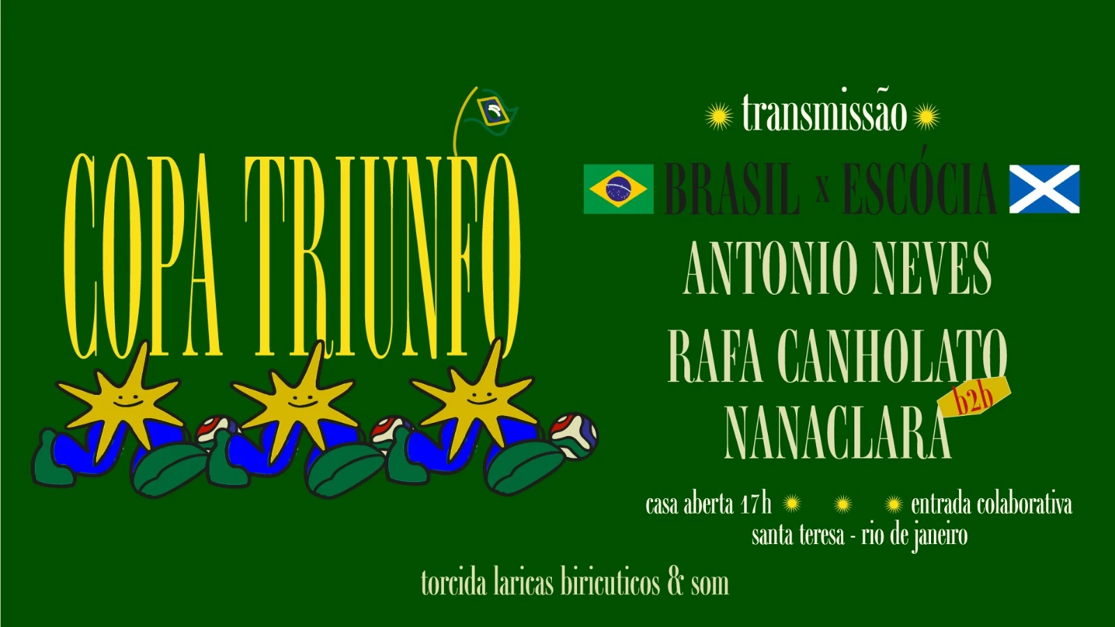 Copa Triunfo | Brasil X Escócia