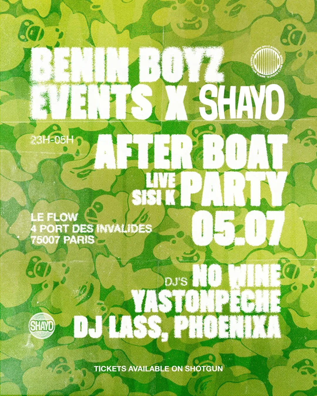 Benin Boyz X Shayo Presents After Boat Party - Live Sisik