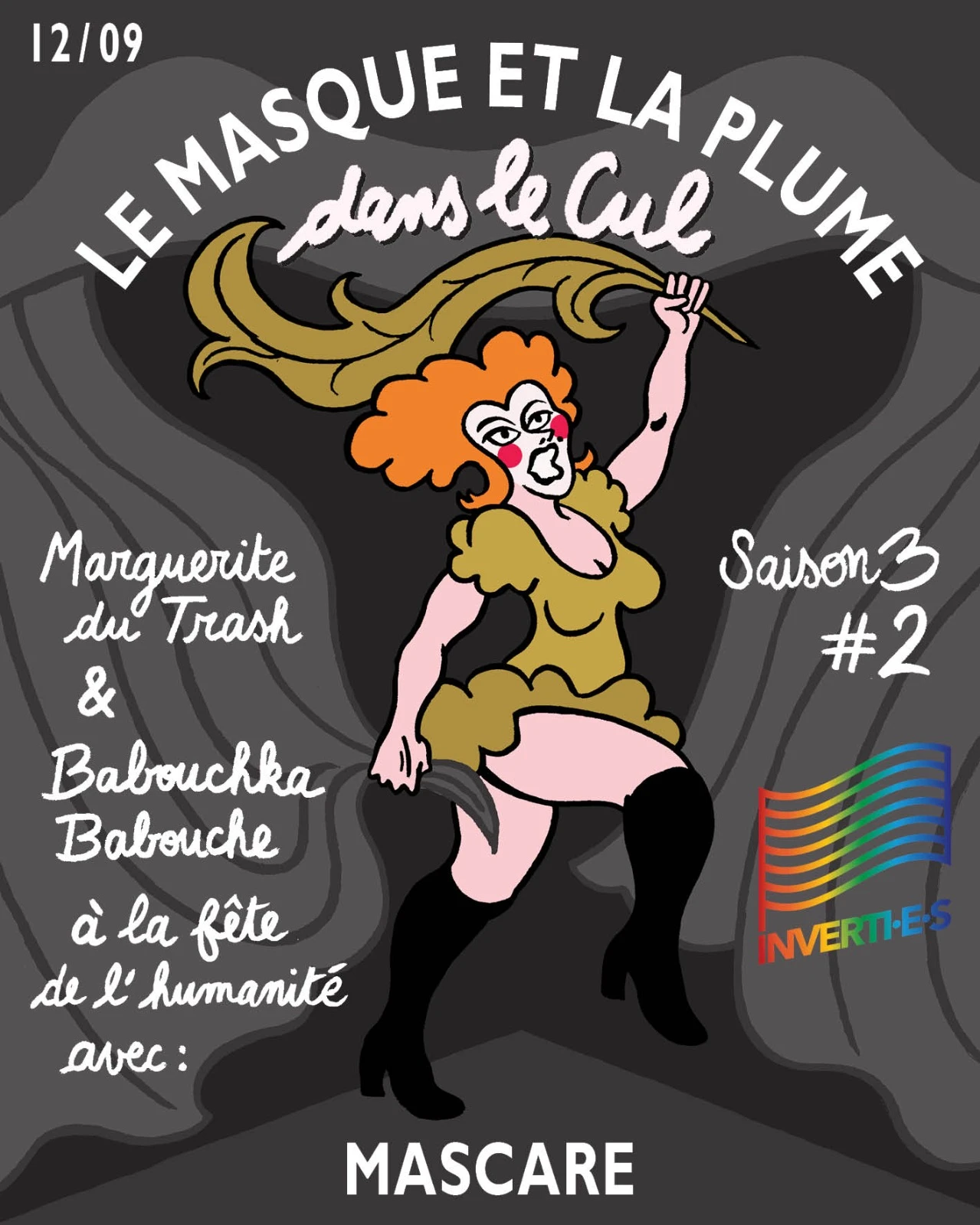 Le Masque Et La Plume Dans Le Q X Fête De L'huma X Mascare