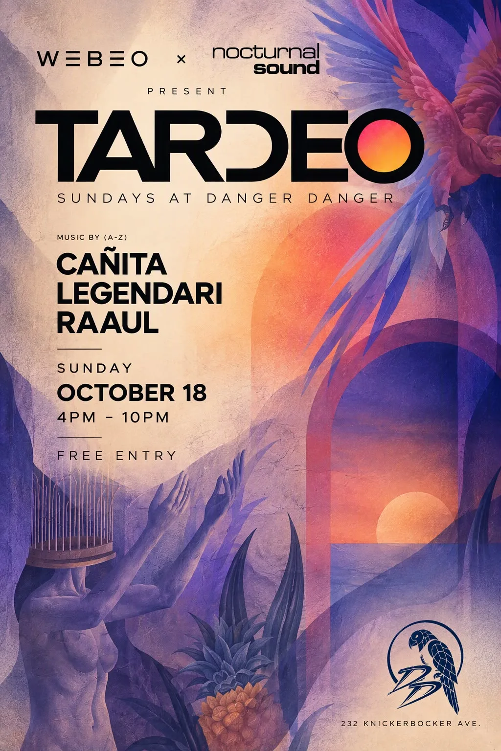 Tardeo Sunday Afternoon Dance Party (Free W/ Rsvp)