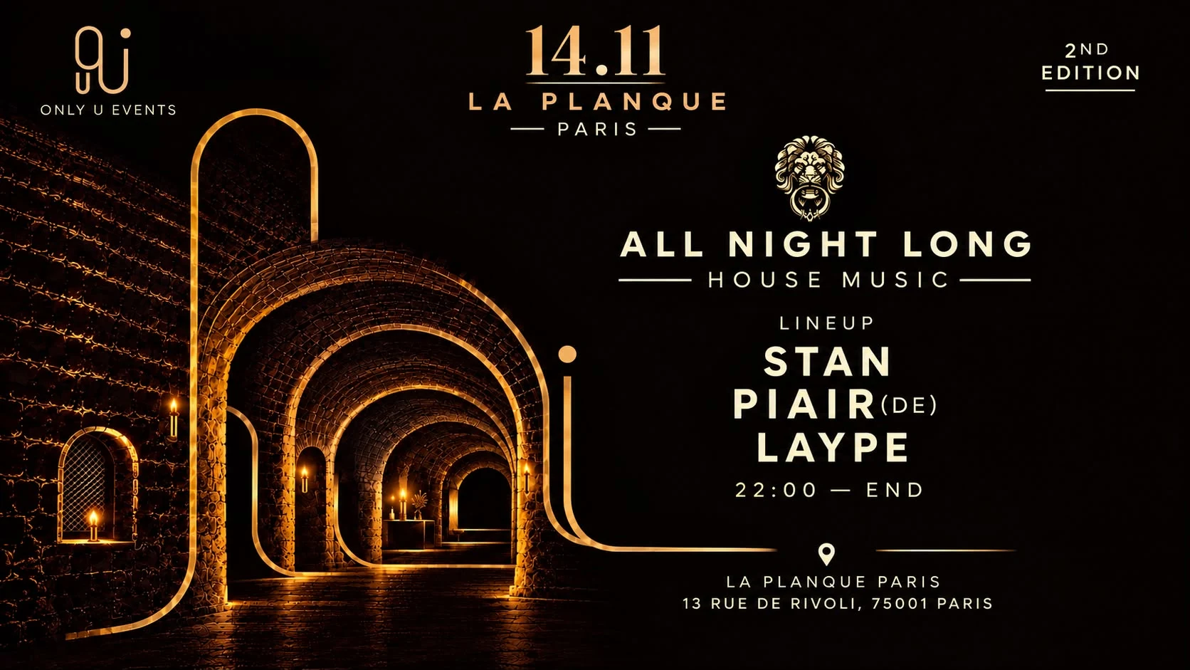 Only U Events — La Planque Paris