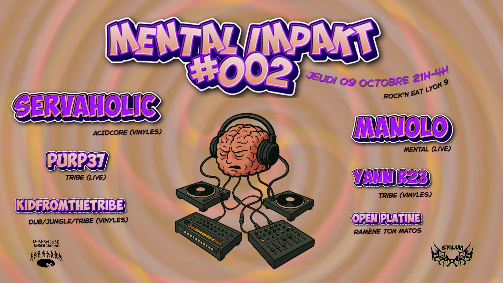 Mental Impakt 002 - Servaholic / Manolo / Yann R23...