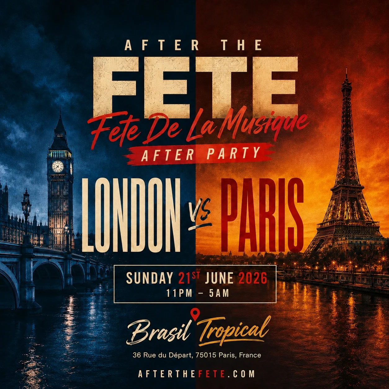 After The Fete - Fete De La Musique's Biggest After Party