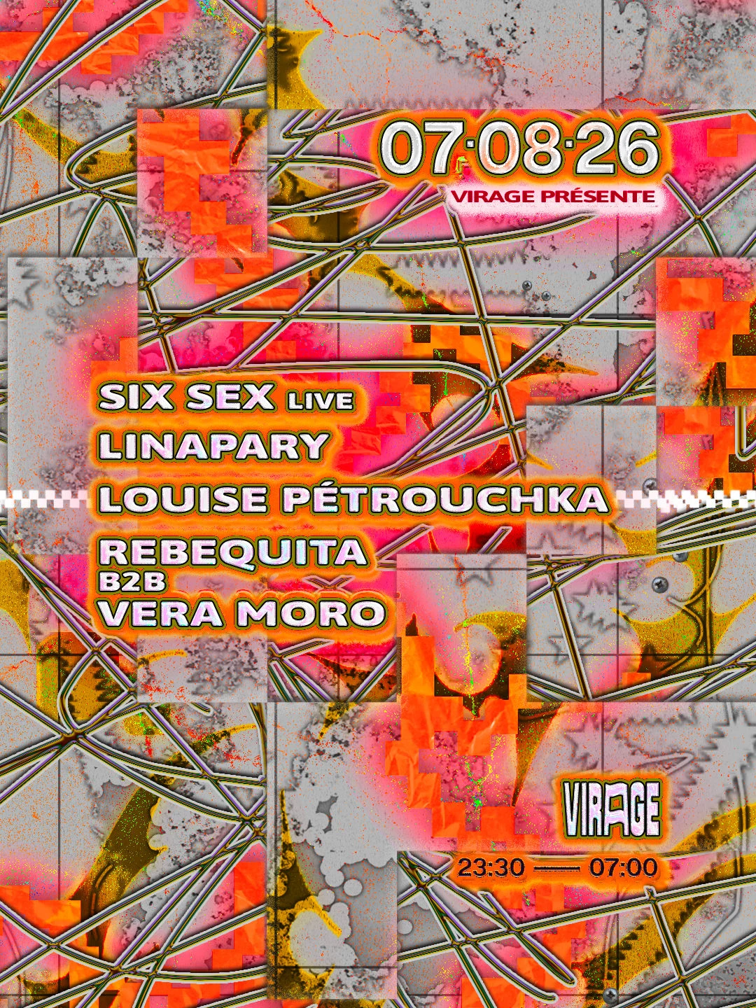 Virage Présente : Six Sex (Live), Linapary, Rebequita
