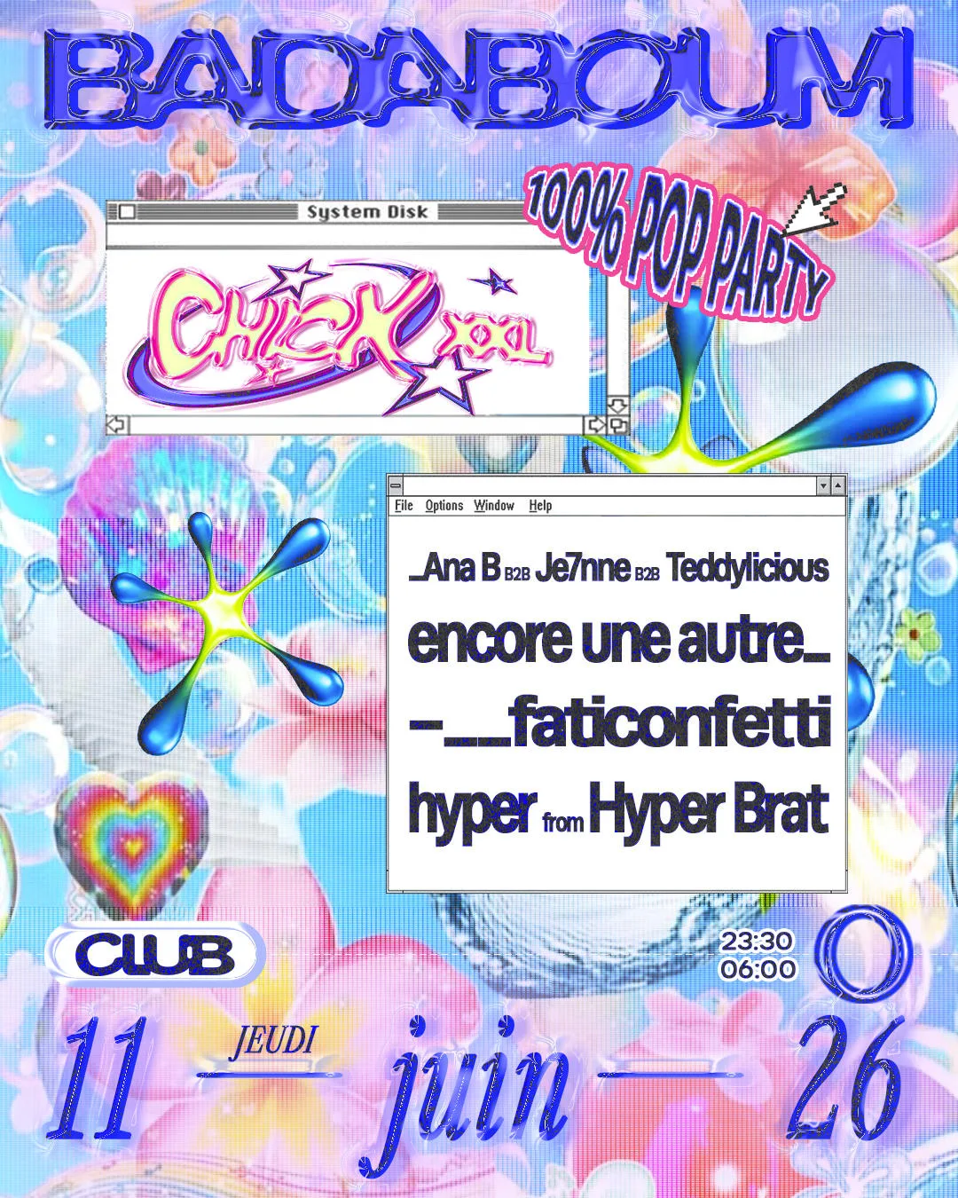 Club — La Ch!Ck Xxl:Encore Une Autre,Hyper Brat,Faticonfetti