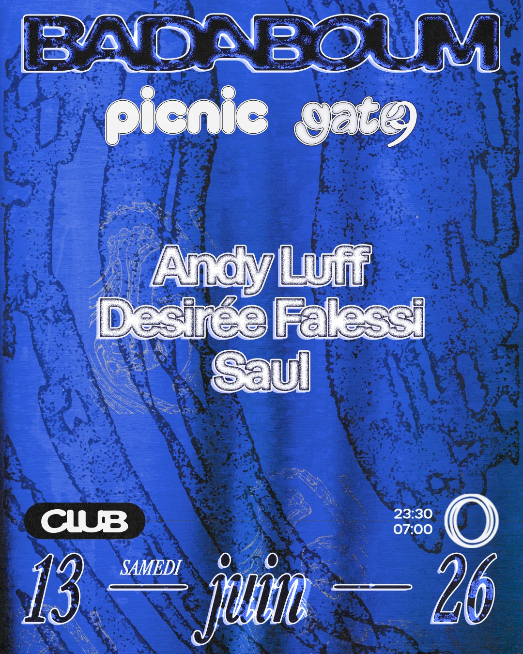Club — Gate 9 X Picnic Records: Desirée Falessi, Andy Luff