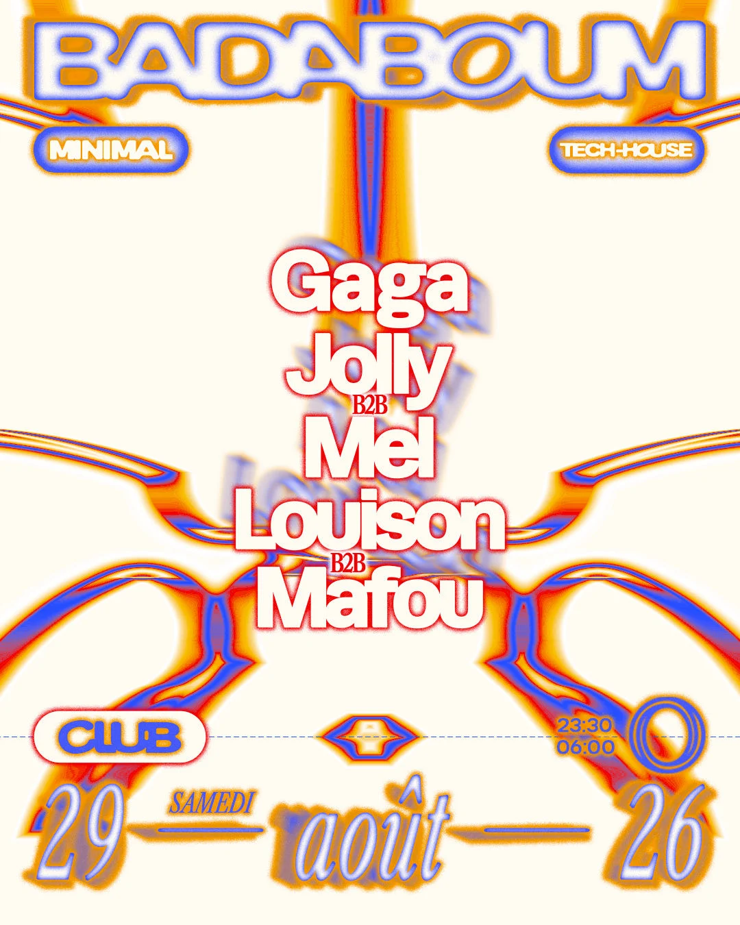 Club — Gaga, Jolly B2b Mel, Louison B2b Mafou
