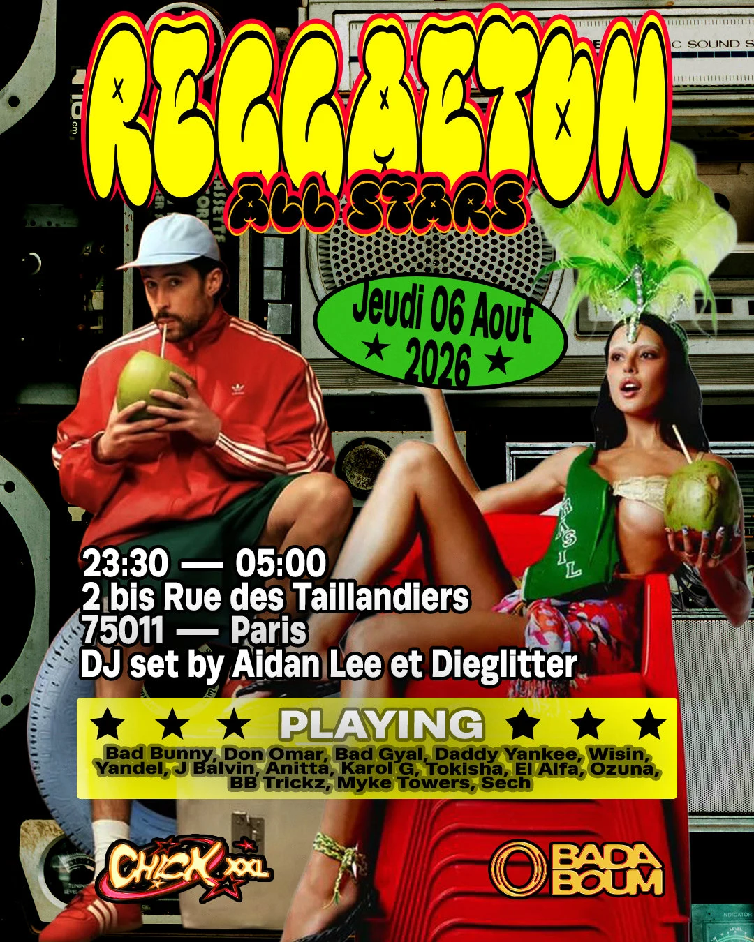 Club — La Ch!Ck: Reggaeton Allstars - Bad Bunny, Anitta & Co