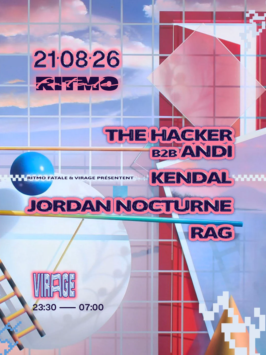 Ritmo Fatale: The Hacker, Andi, Kendal, Jordan Nocturne, Rag