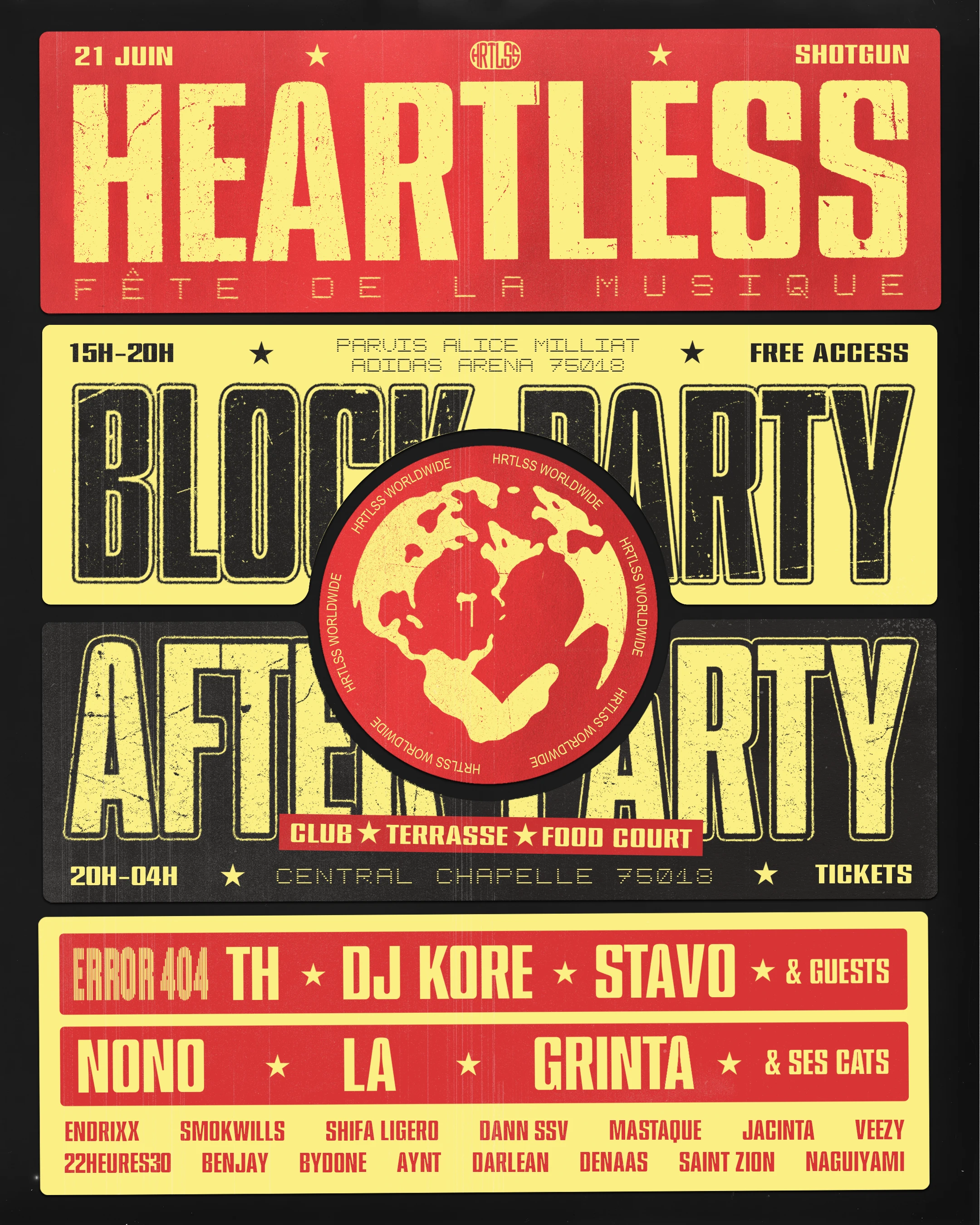 Heartless Fête De La Musique Live Guests — Central Chapelle