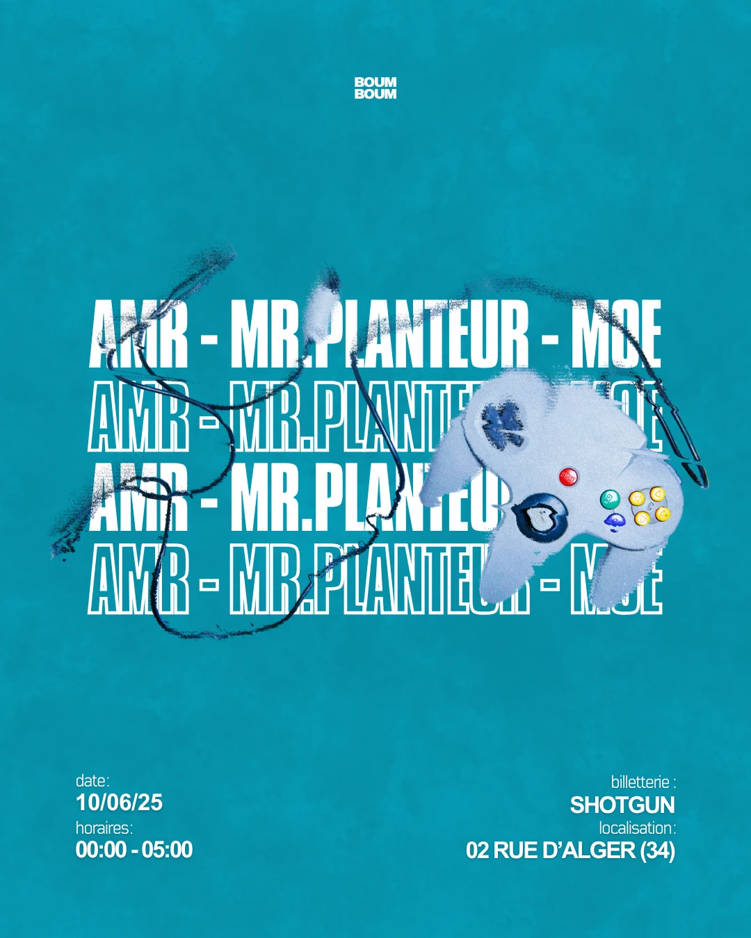 Boum Boum : Amr - Mr.Planteur - Moe