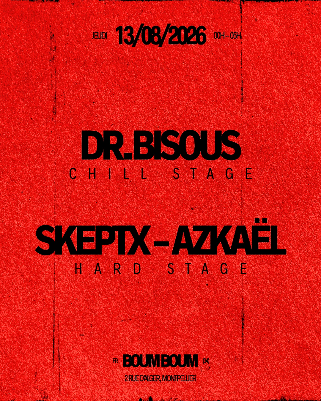 Boum Boum : Chill Stage Vs Hard Stage