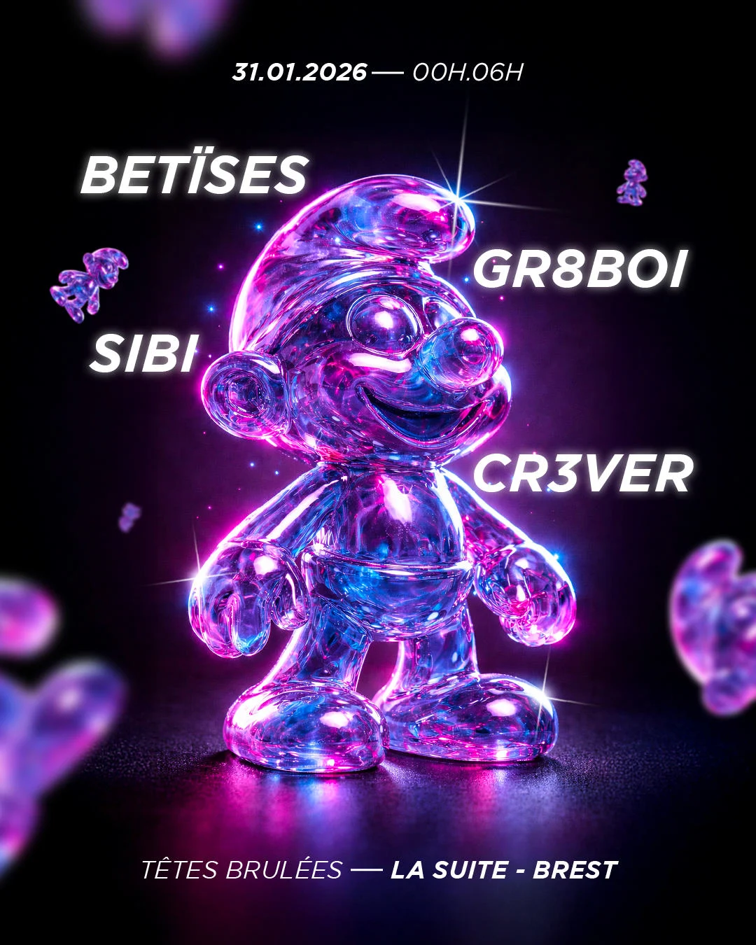 Têtes Brulées X La Suite - Betïses, Sibi, Cr3ver, Gr8boi