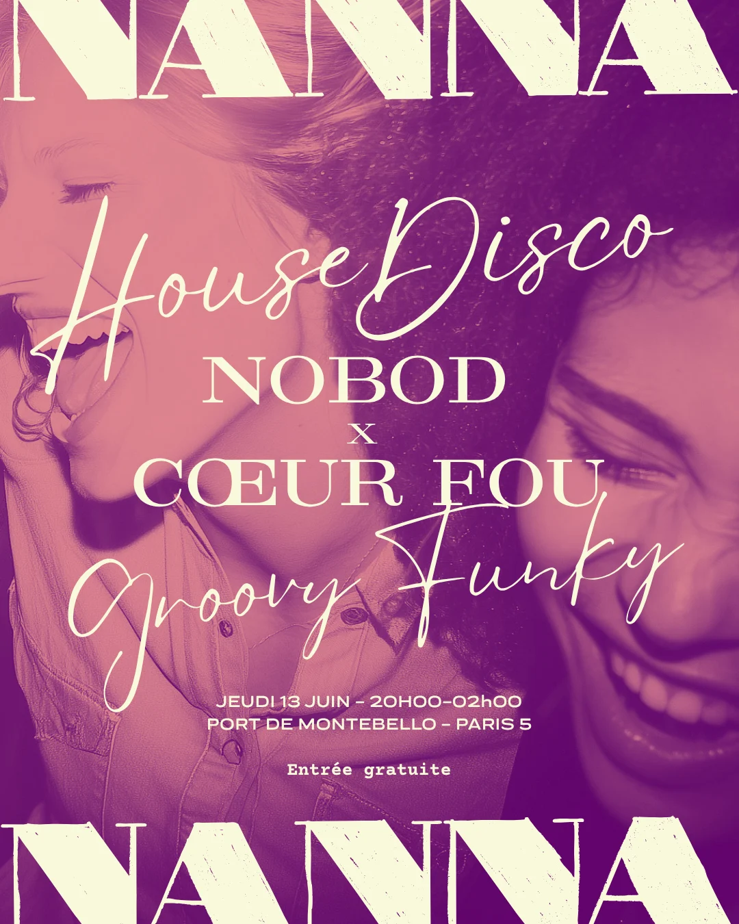 Nanna Invite Coeur Fou & Nobod