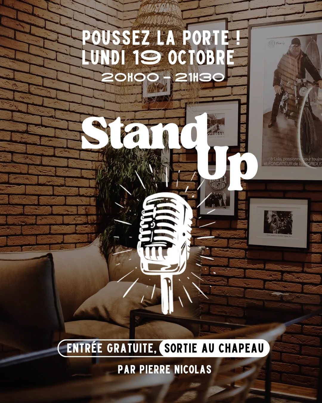 Stand Up Chez Morex Custom House