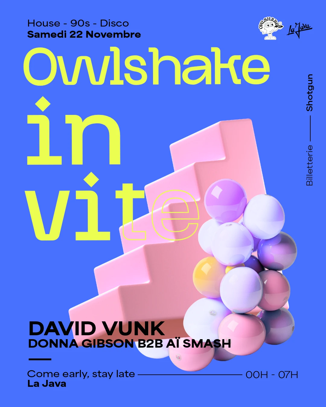 David Vunk, Donna Gibson & Aï Smash W/ Owlshake
