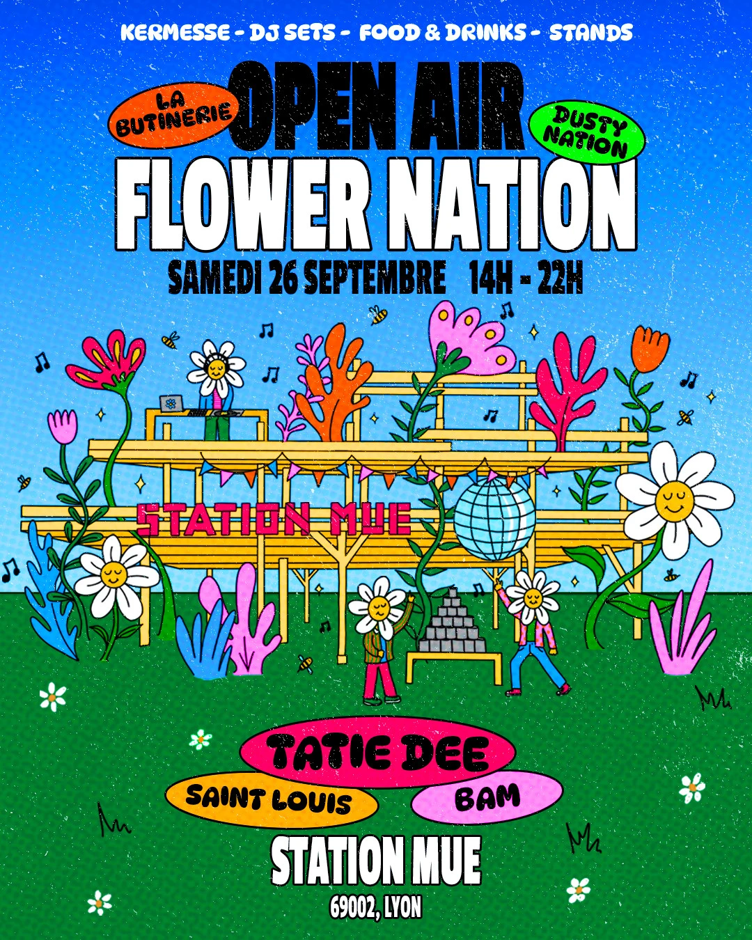 Open Air ☀️ Flower Nation By Dusty Nation & La Butinerie