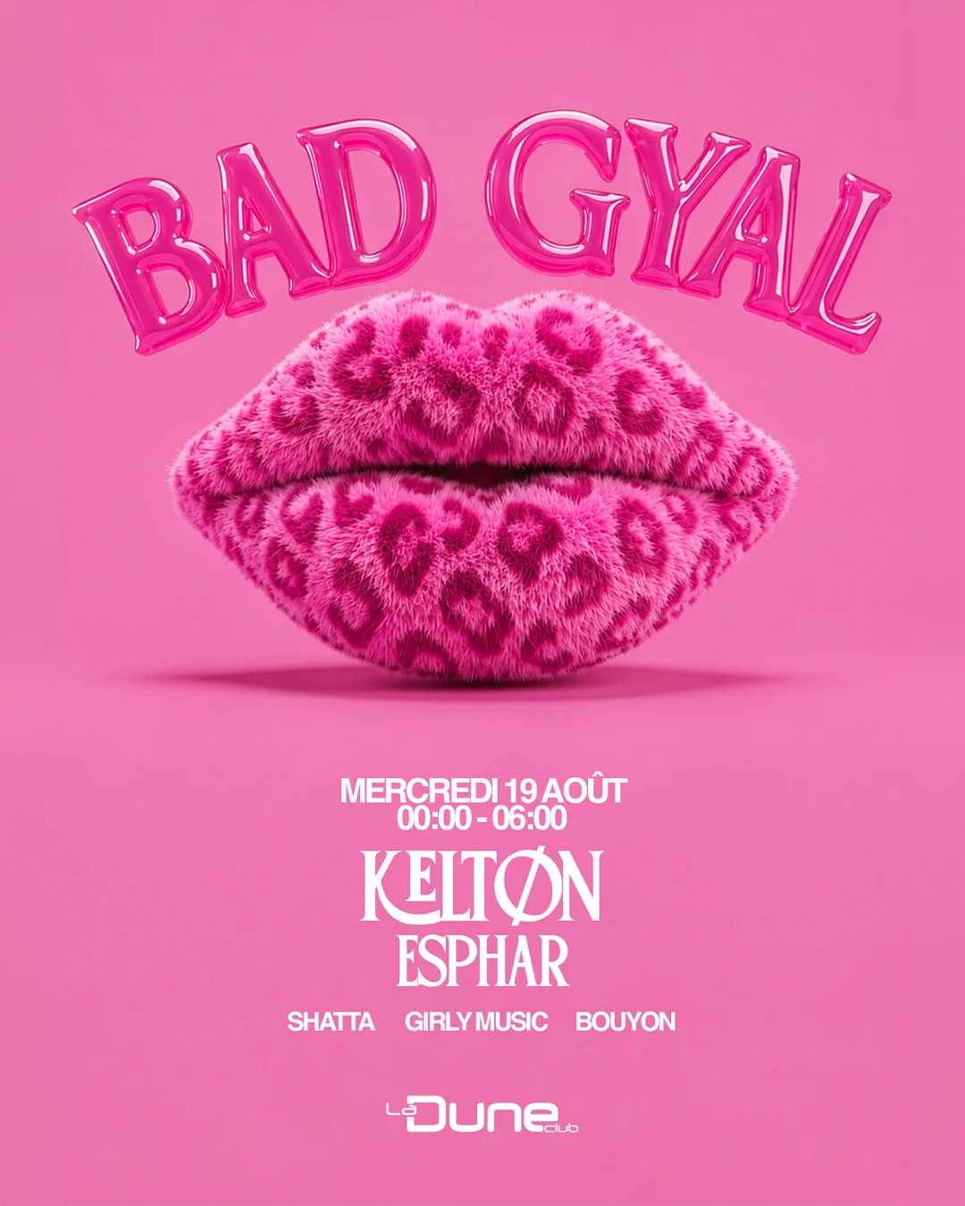 Bad Gyal - Mercredi 19 Aout