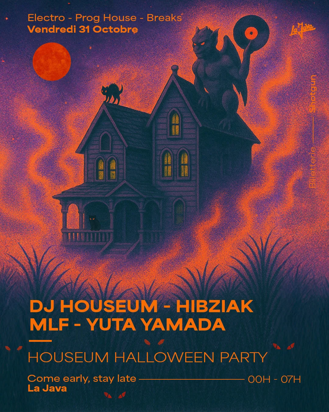 Houseum Halloween Party : Hibziak, Mlf & Yuta Yamada