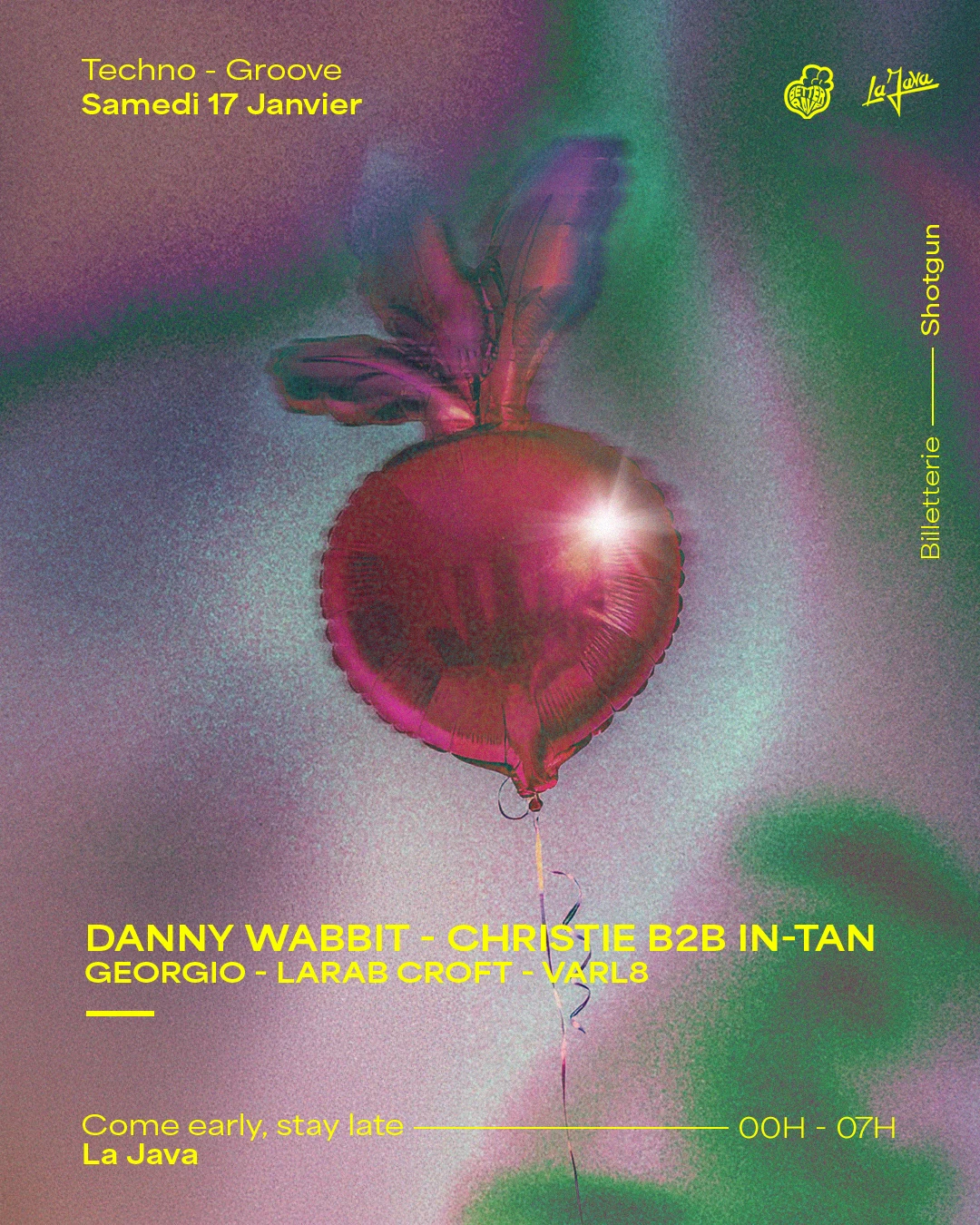 Better Rave 1year : Danny Wabbit, Christie B2b In-Tan & More