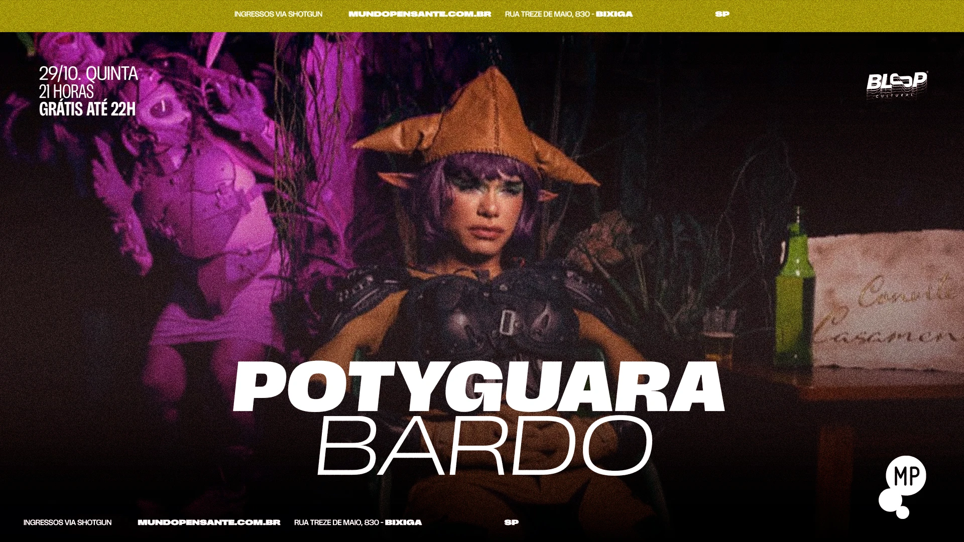 29/10 -  Potyguara Bardo No Mundo Pensante