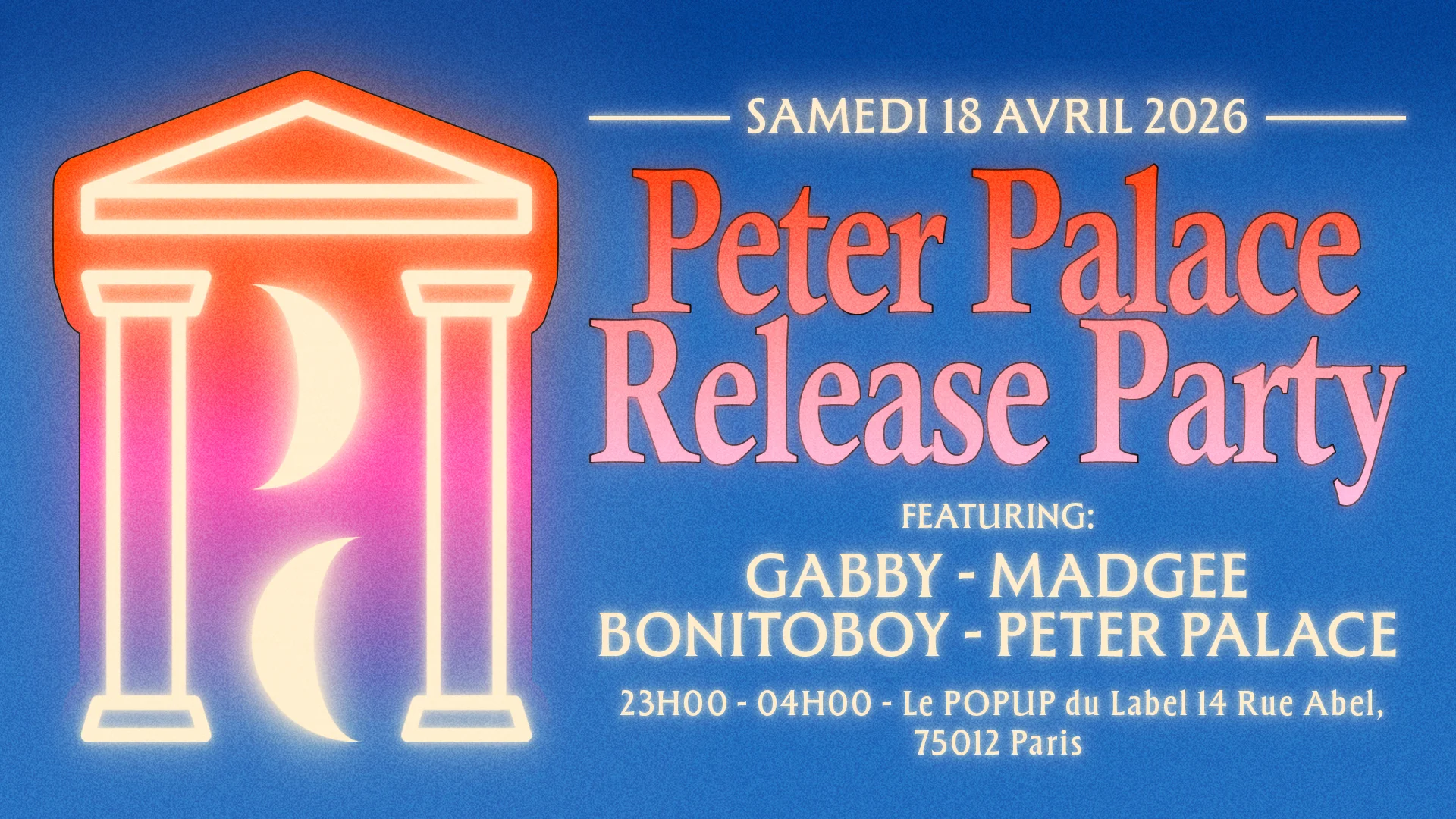 Peter Palace - Release Party