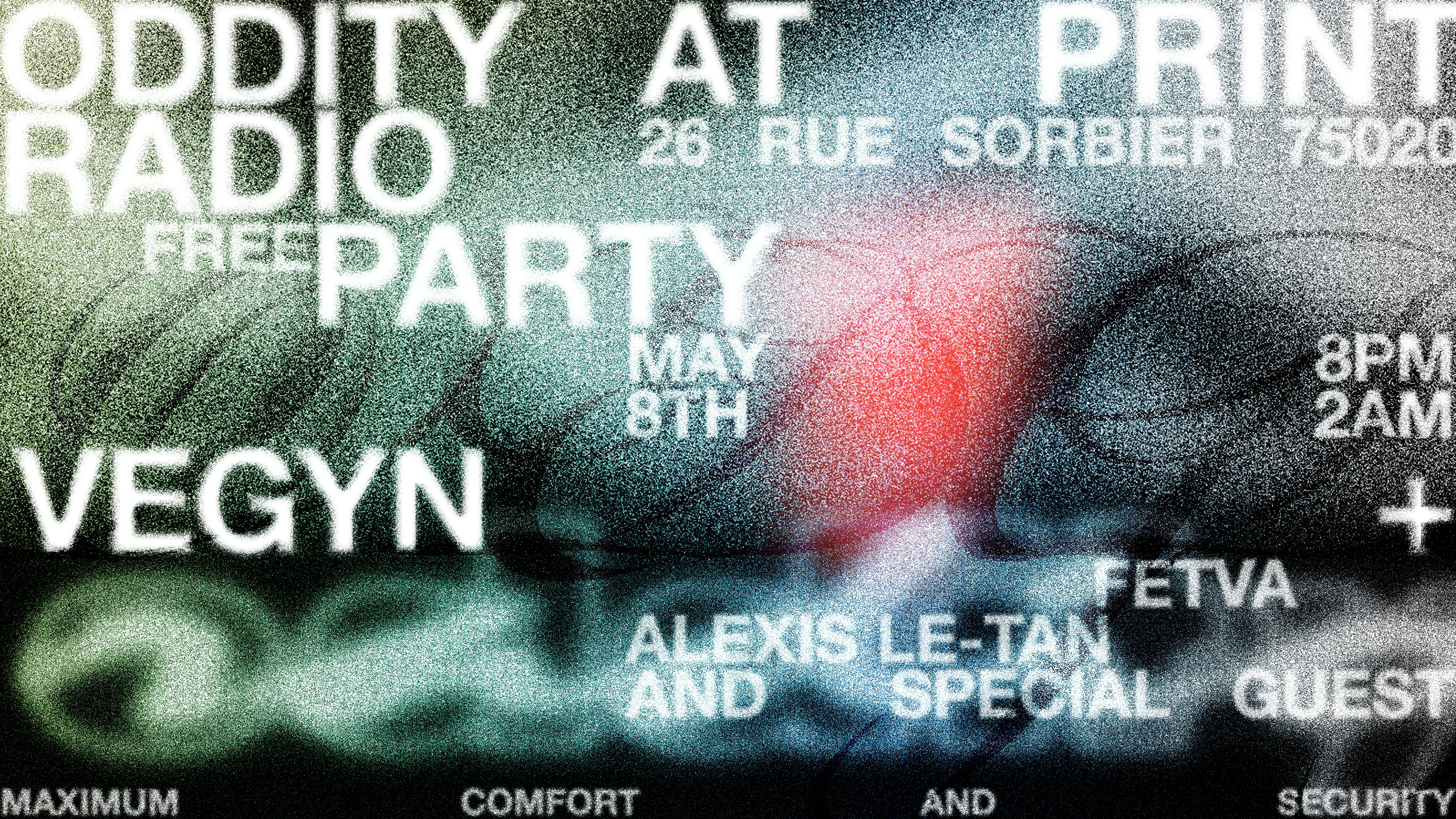 Print 08.05 / Oddity Radio Free Party