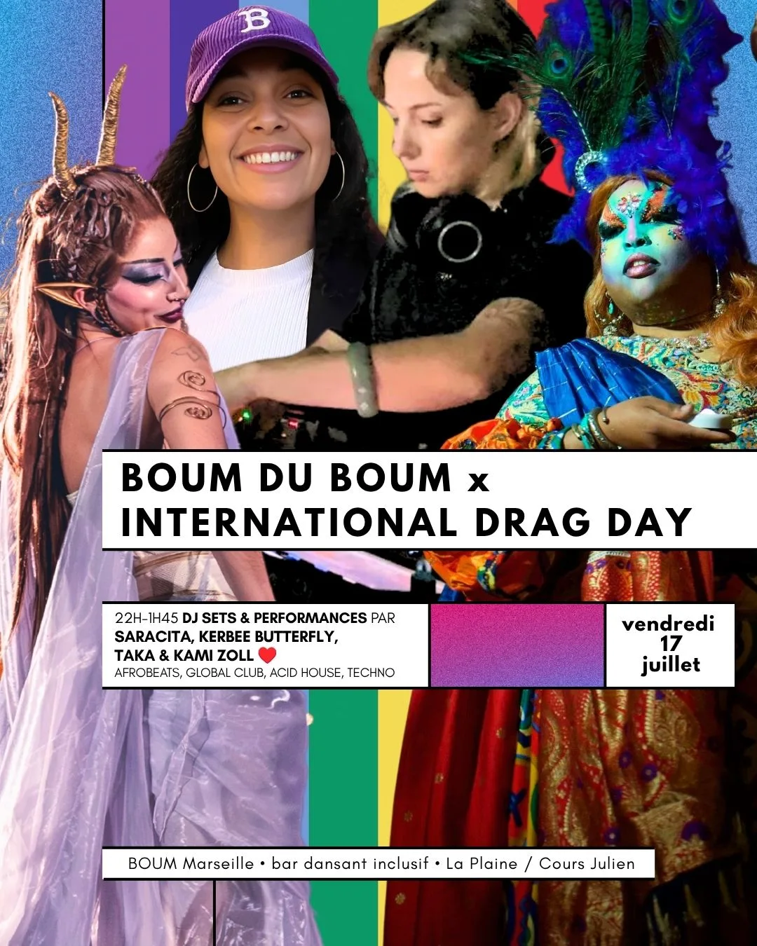 Boum Du Boum X International Drag Day