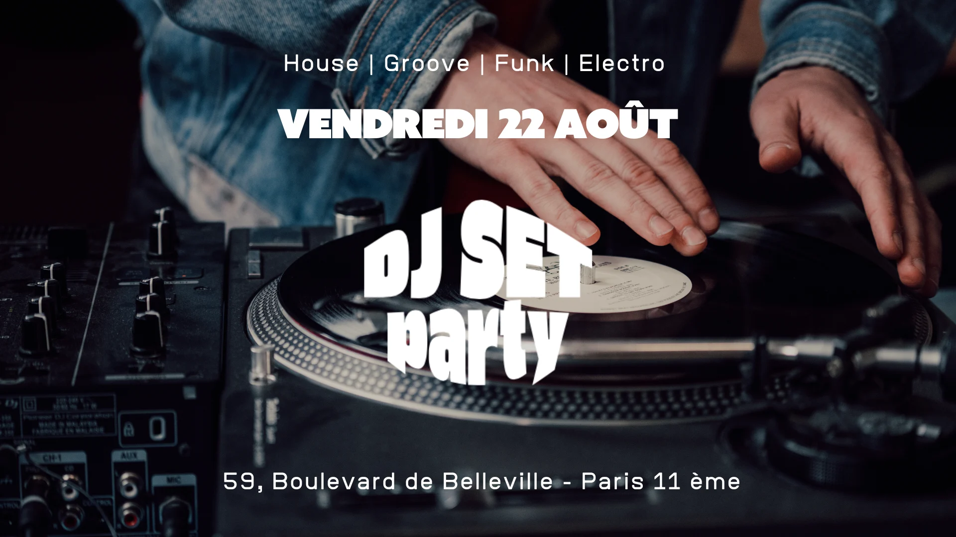 Dj Set Night In Belleville - Summer Open Platine Ed