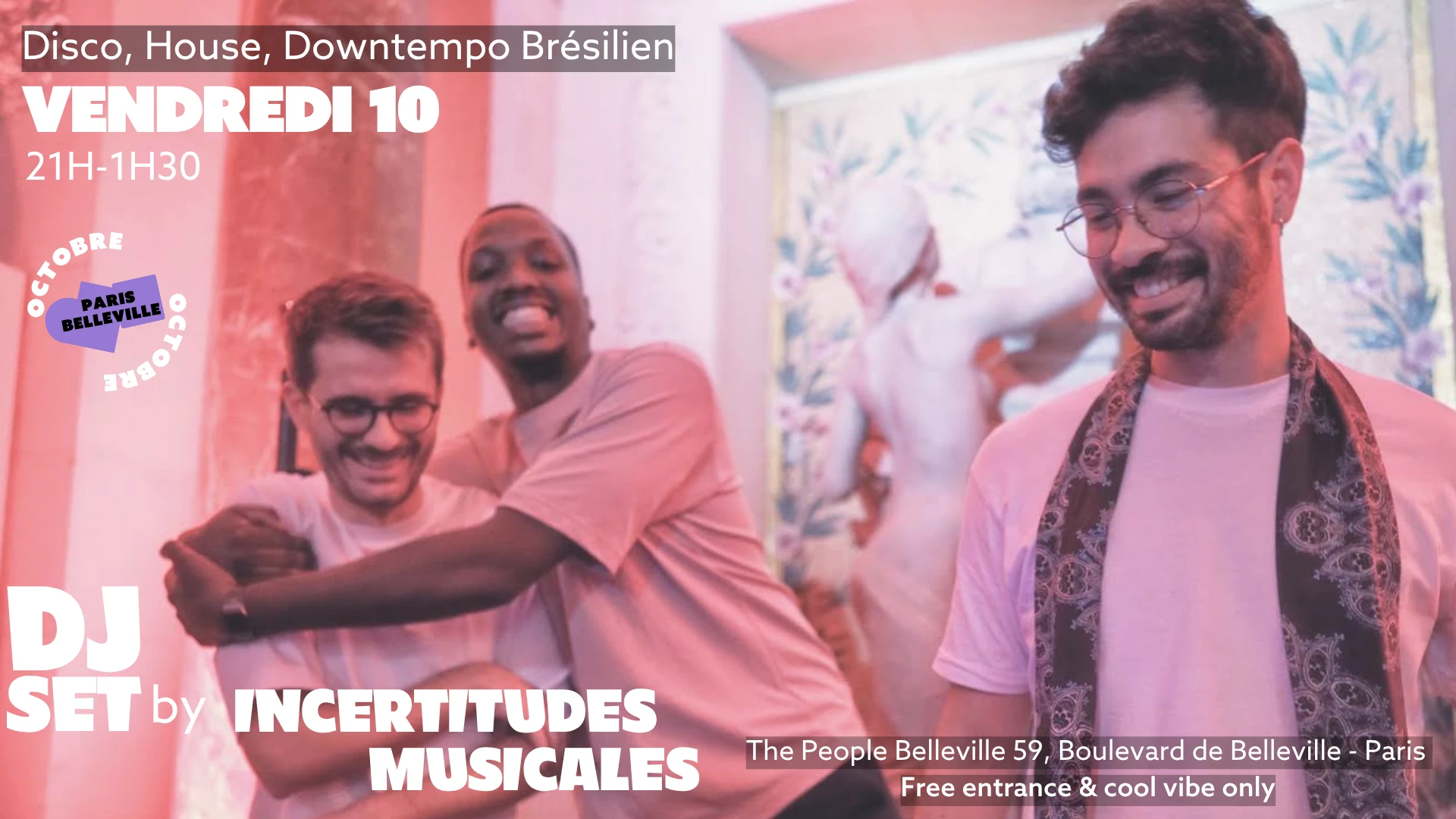 Incertitudes Musicales Take Over - Disco, Funk & House