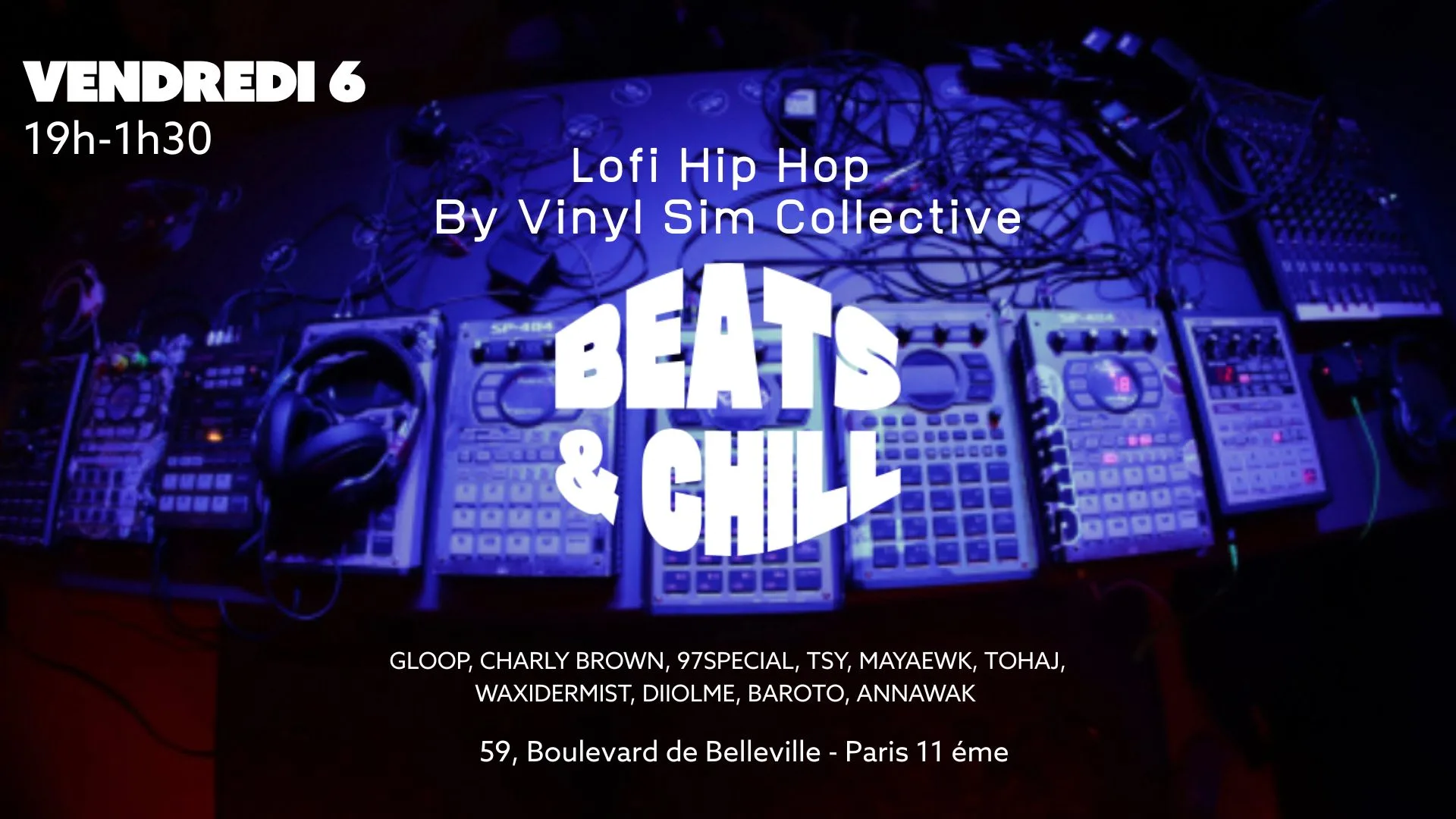 Beats & Chill - Vinyl Sim Collective Dj Set - Lofy Hip Hop