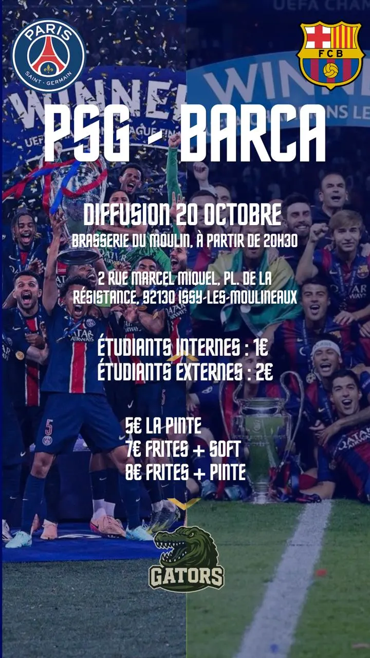 Viewing Party Psg - Barca