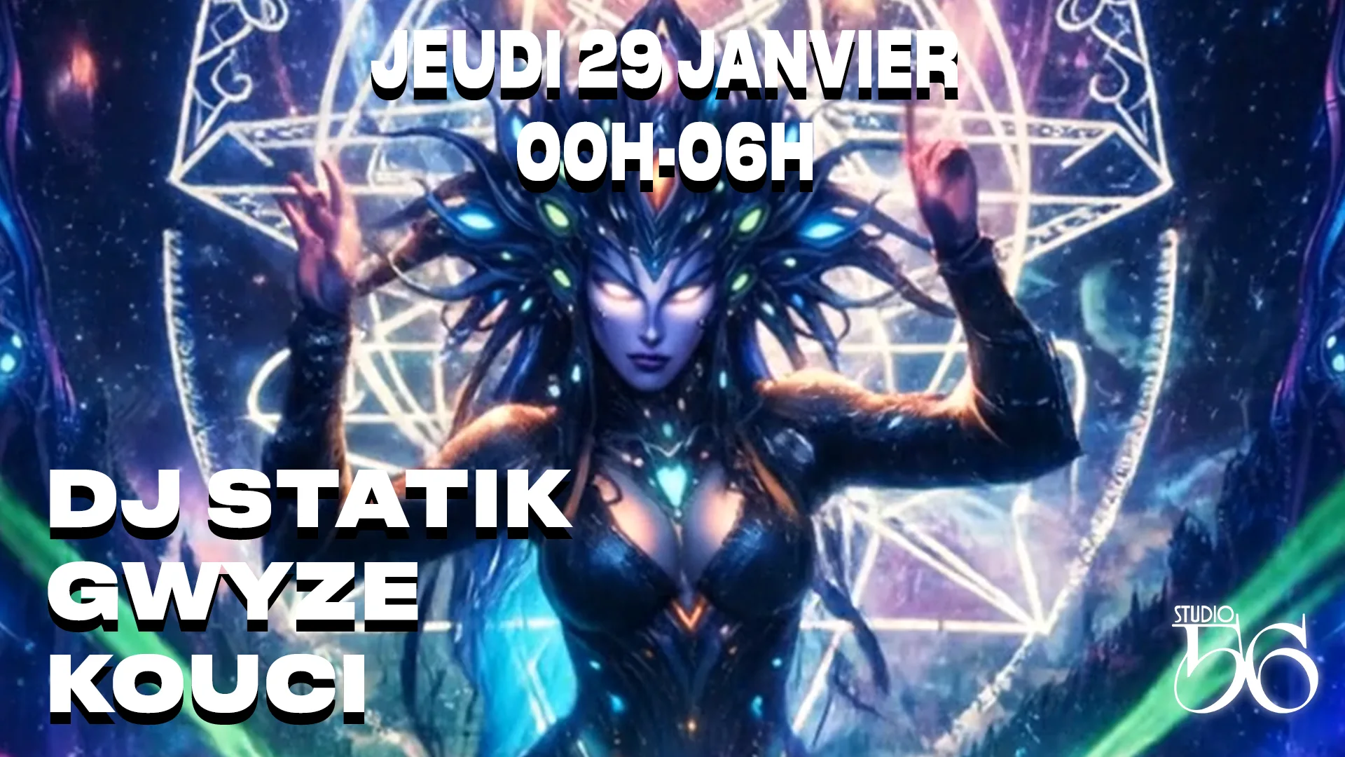 Psytrance Night W/ Dj Statik , Gwyze , Kouci