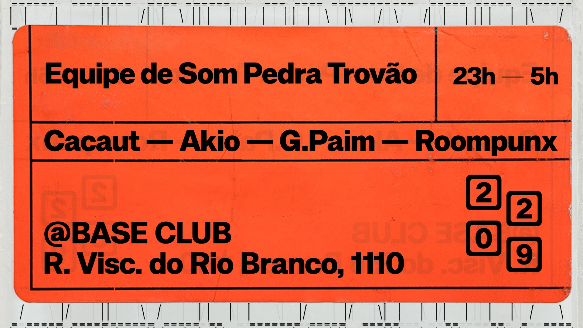 Pedra Trovão @ Base Club