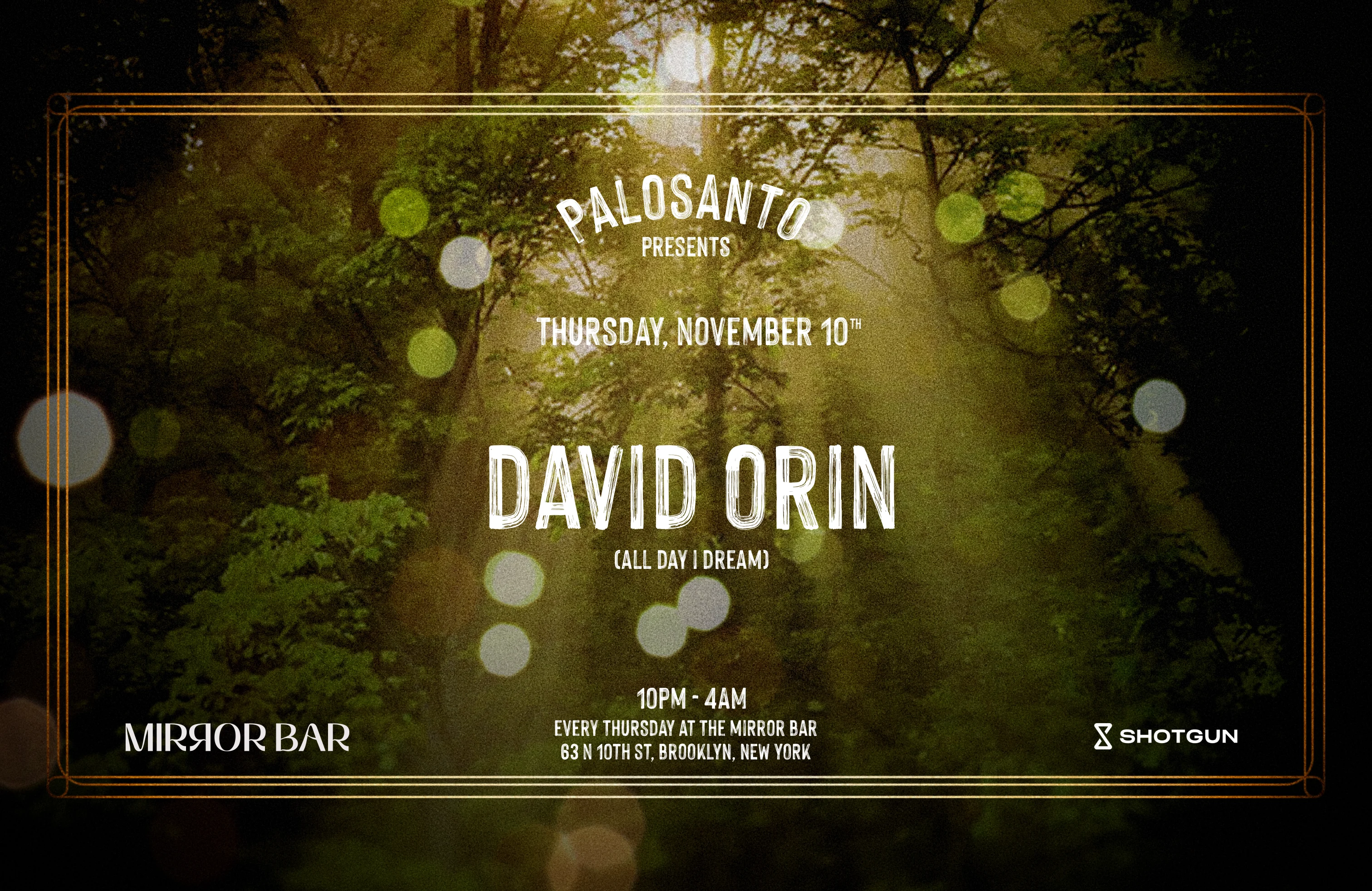 Palosanto W/ David Orin (All Day I Dream)