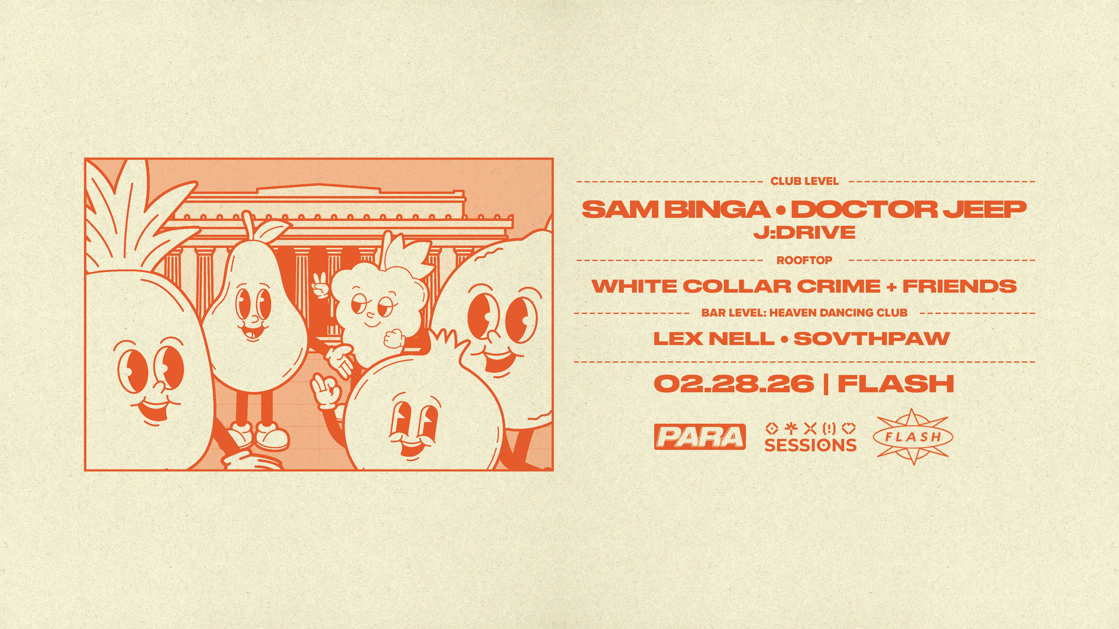 Para X Sessions Present: Sam Binga + Doctor Jeep