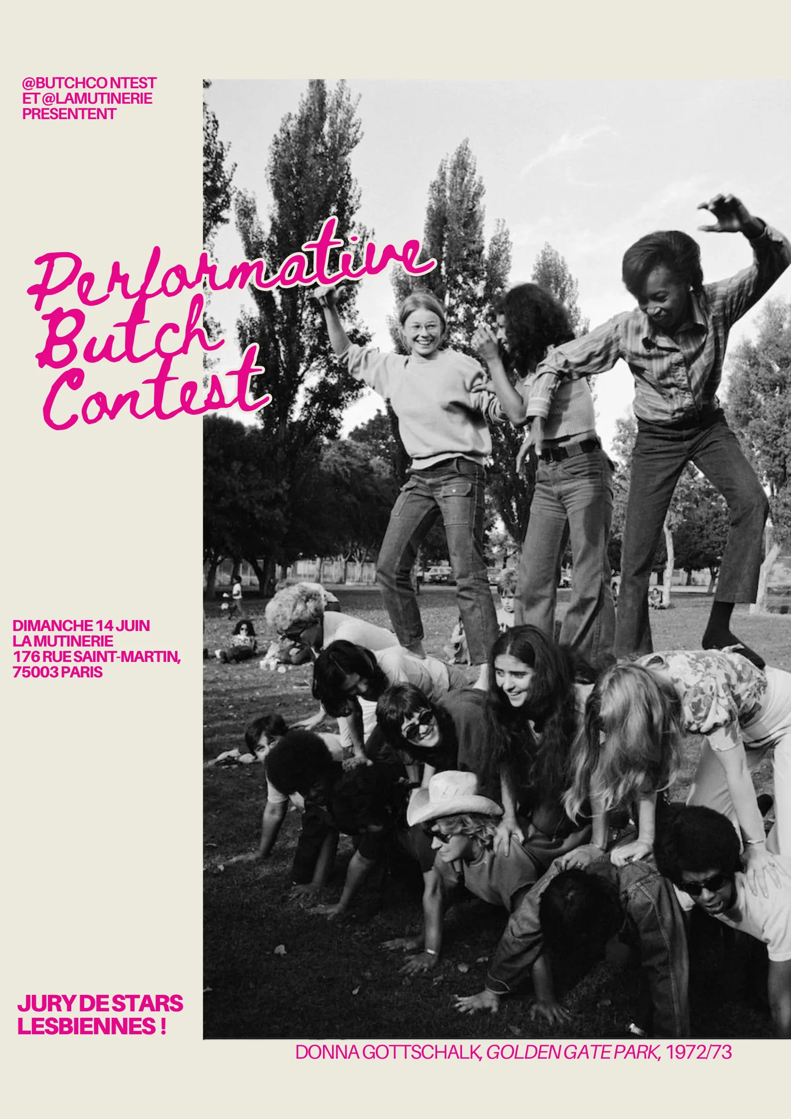Butch Contest Paris - 14 Juin - La Mutinerie