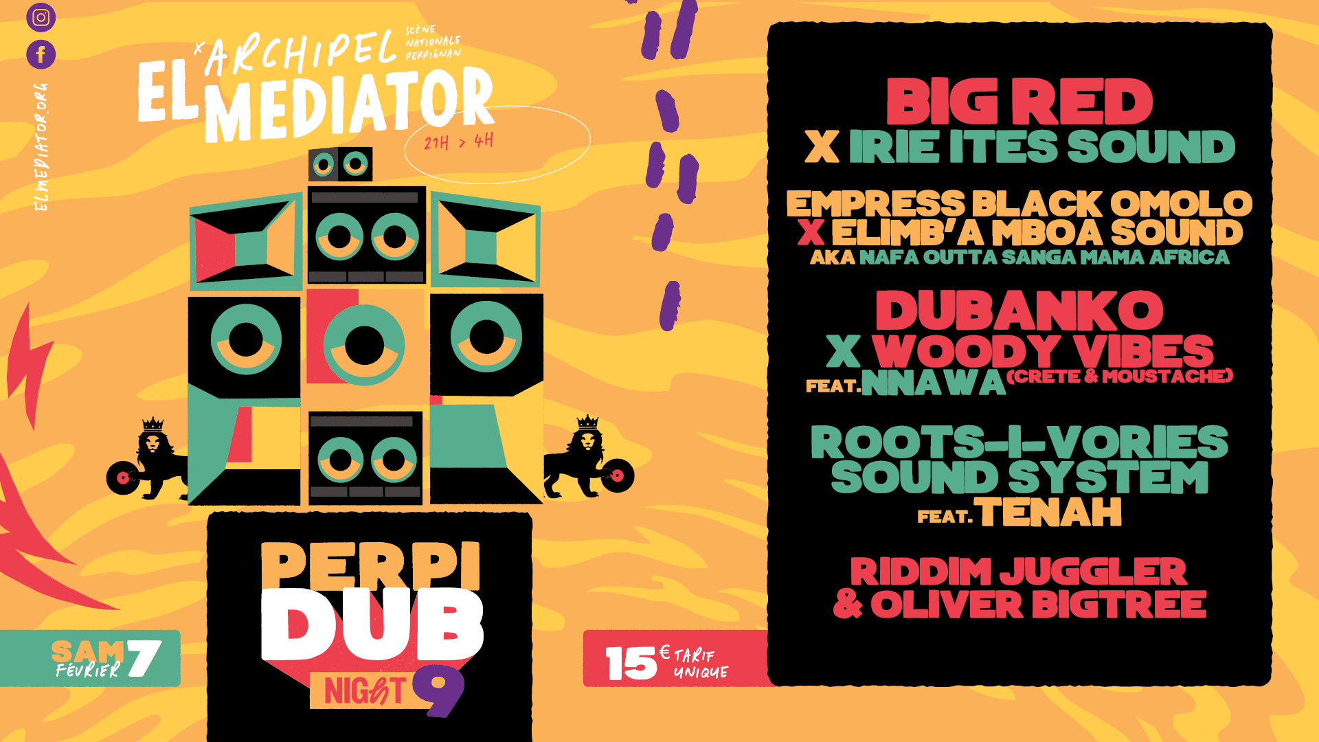 Perpi Dub Night #9 - El Mediator - Perpignan