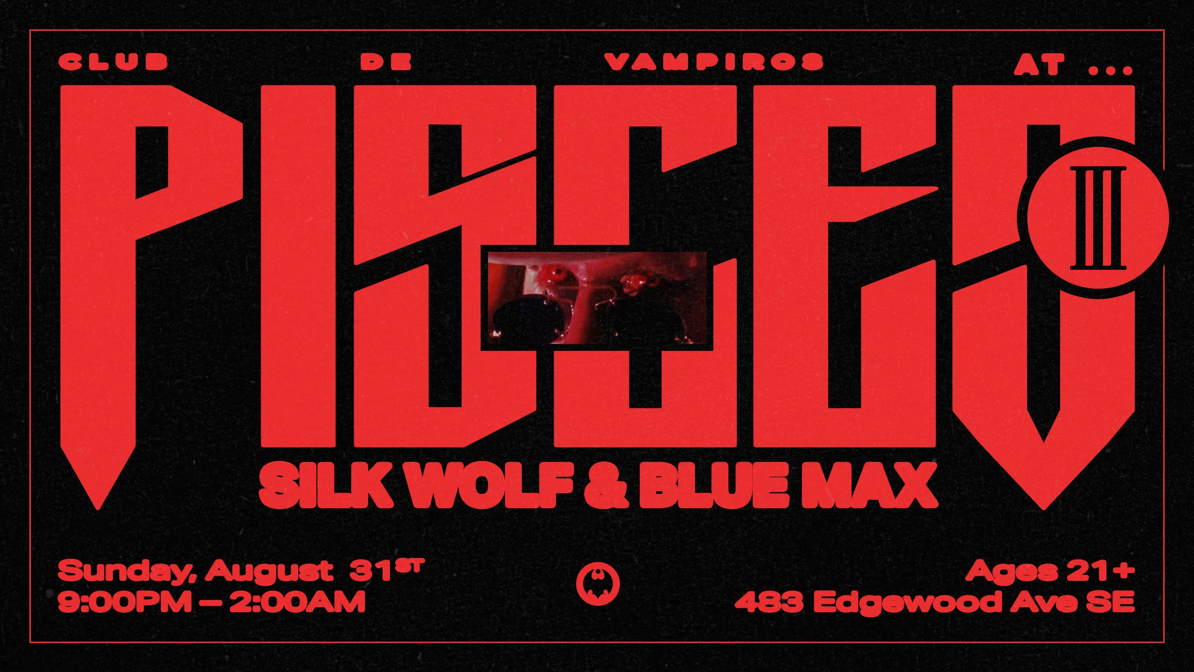 Club De Vampiros At... Pisces III W/ Silk Wolf & Blue Max