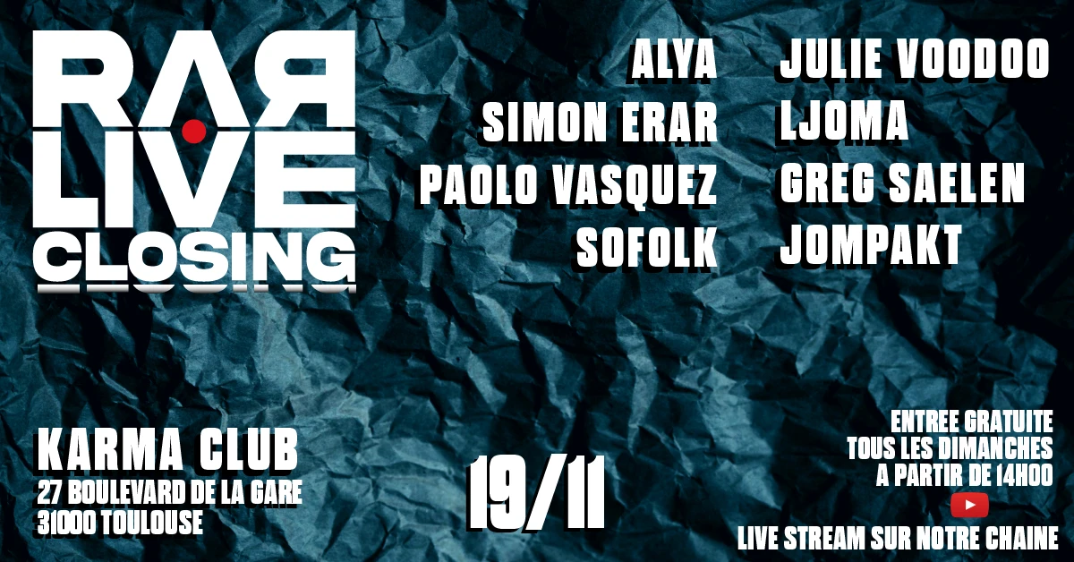 Rar Live Closing #5