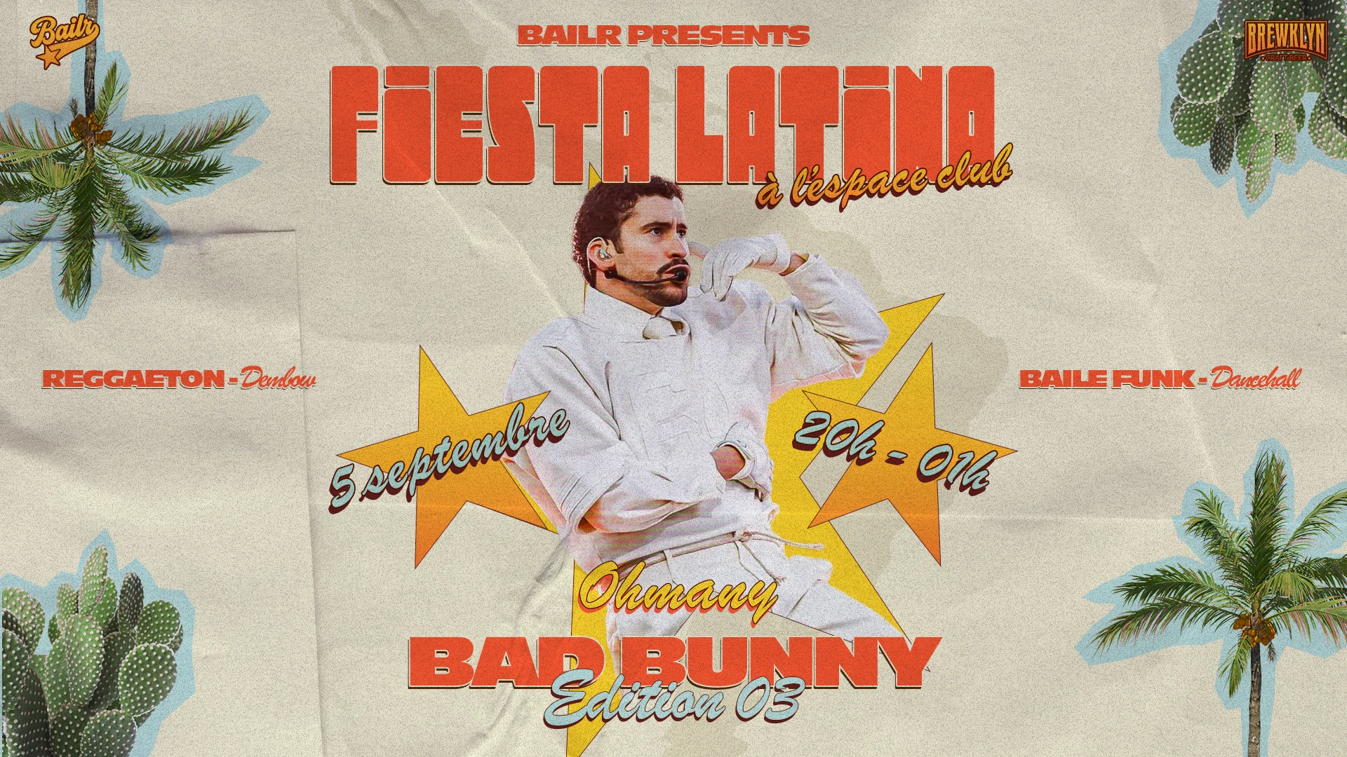 Fiesta Latina Édition Bad Bunny  - Samedi 05 Septembre