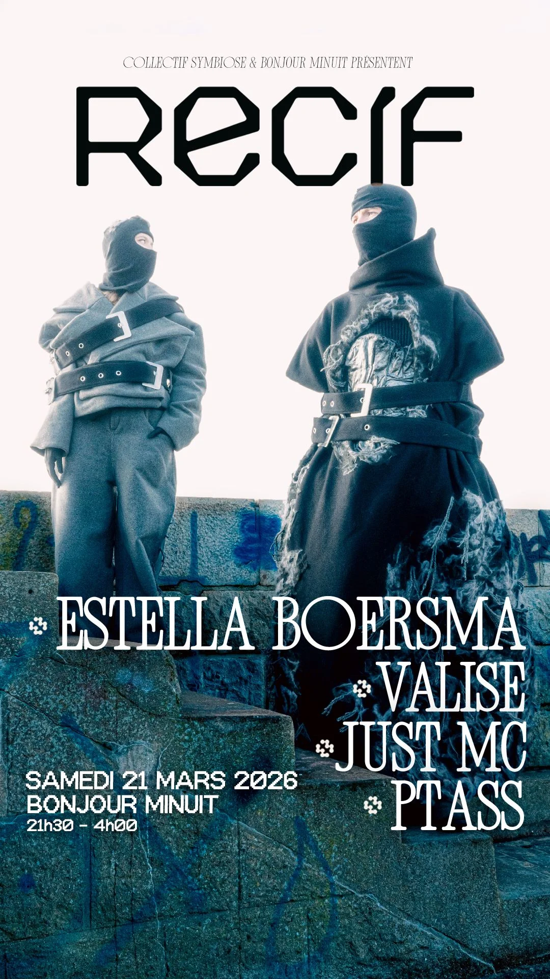 Récif : Estella Boersma, Valise, Just MC, Ptass @Bjm