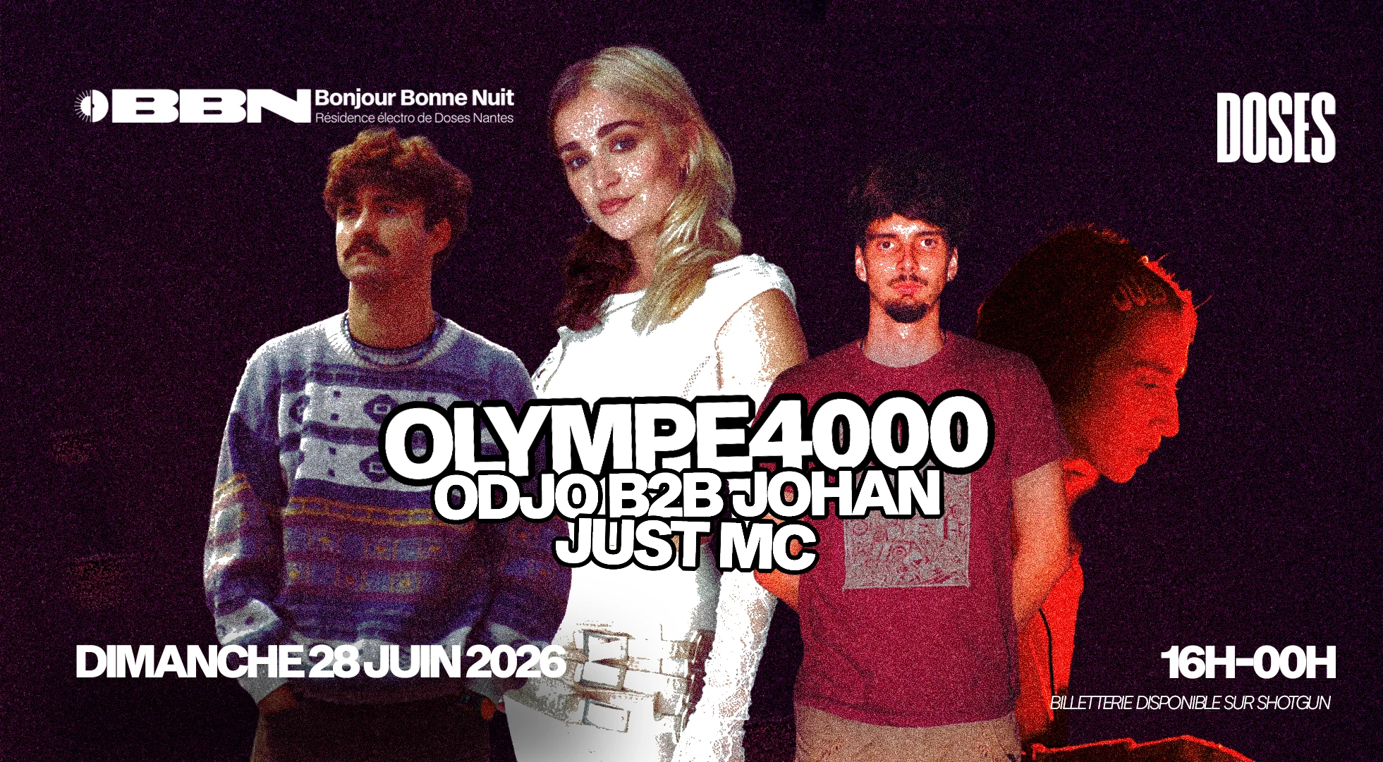 Bonjour, Bonne Nuit W/ Olympe 4000, Odjo B2b Johan & Just MC