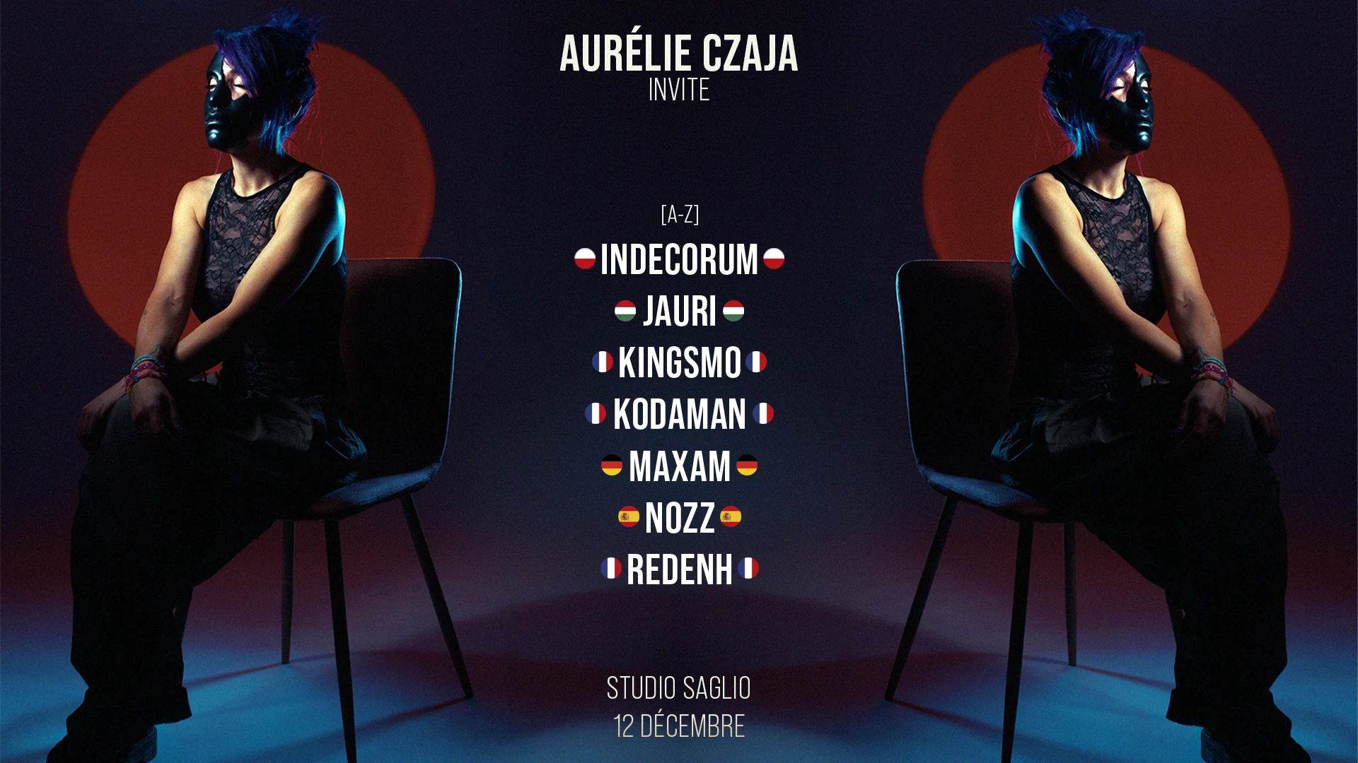Aurelie Czaja Invite : Kodaman, Indecorum, Nozz, Maxam ...