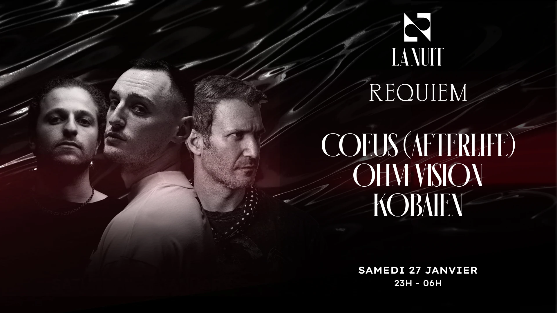 Requiem Présente : Coeus (Afterlife) | Club La Nuit