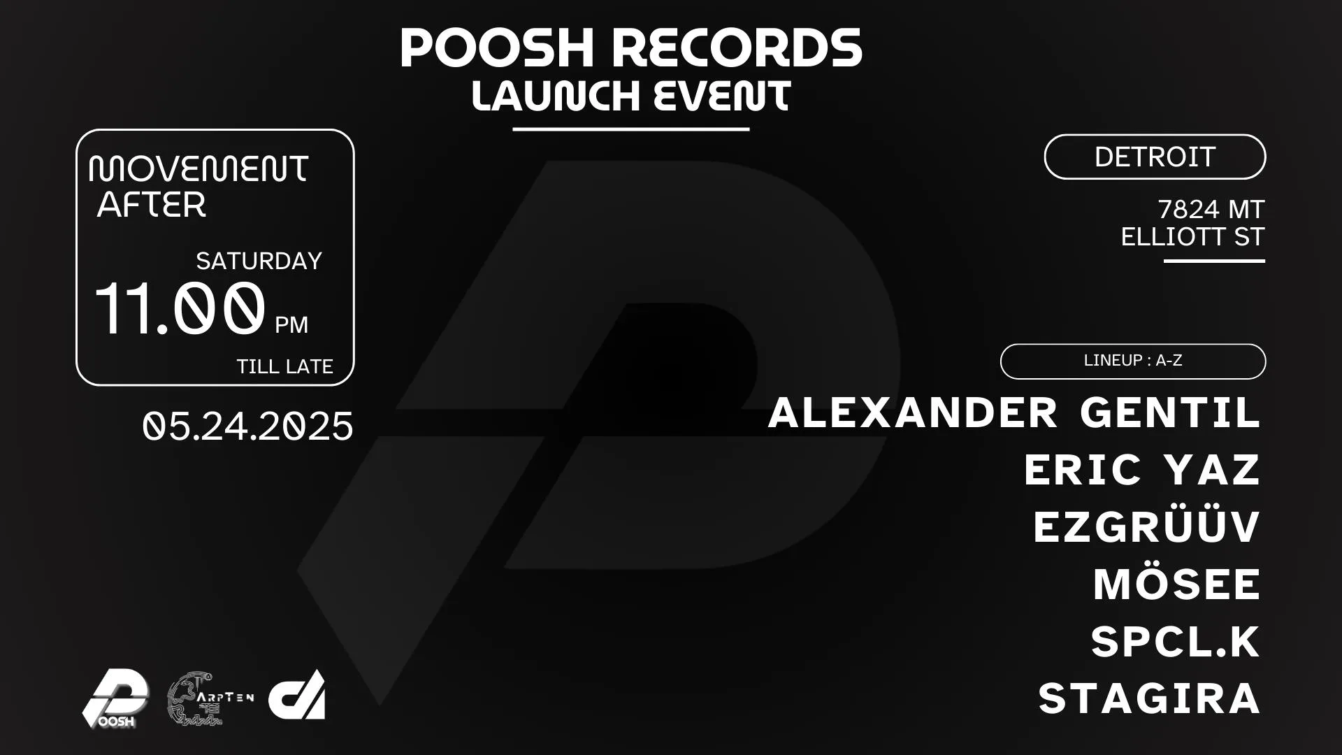 Poosh Records Launch Event: Movement After