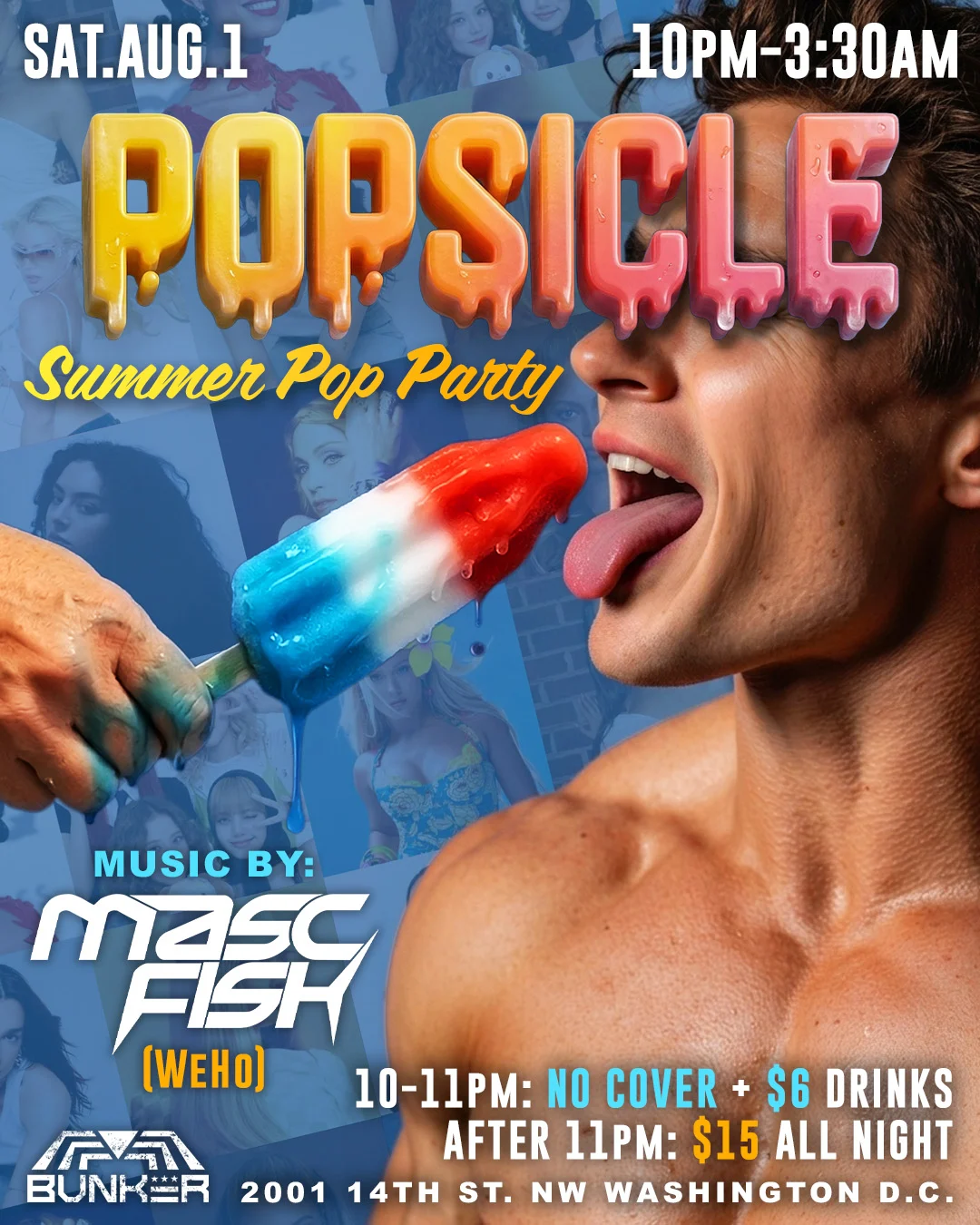 Popsicle: Summer Pop Party With Mascfish (Weho)