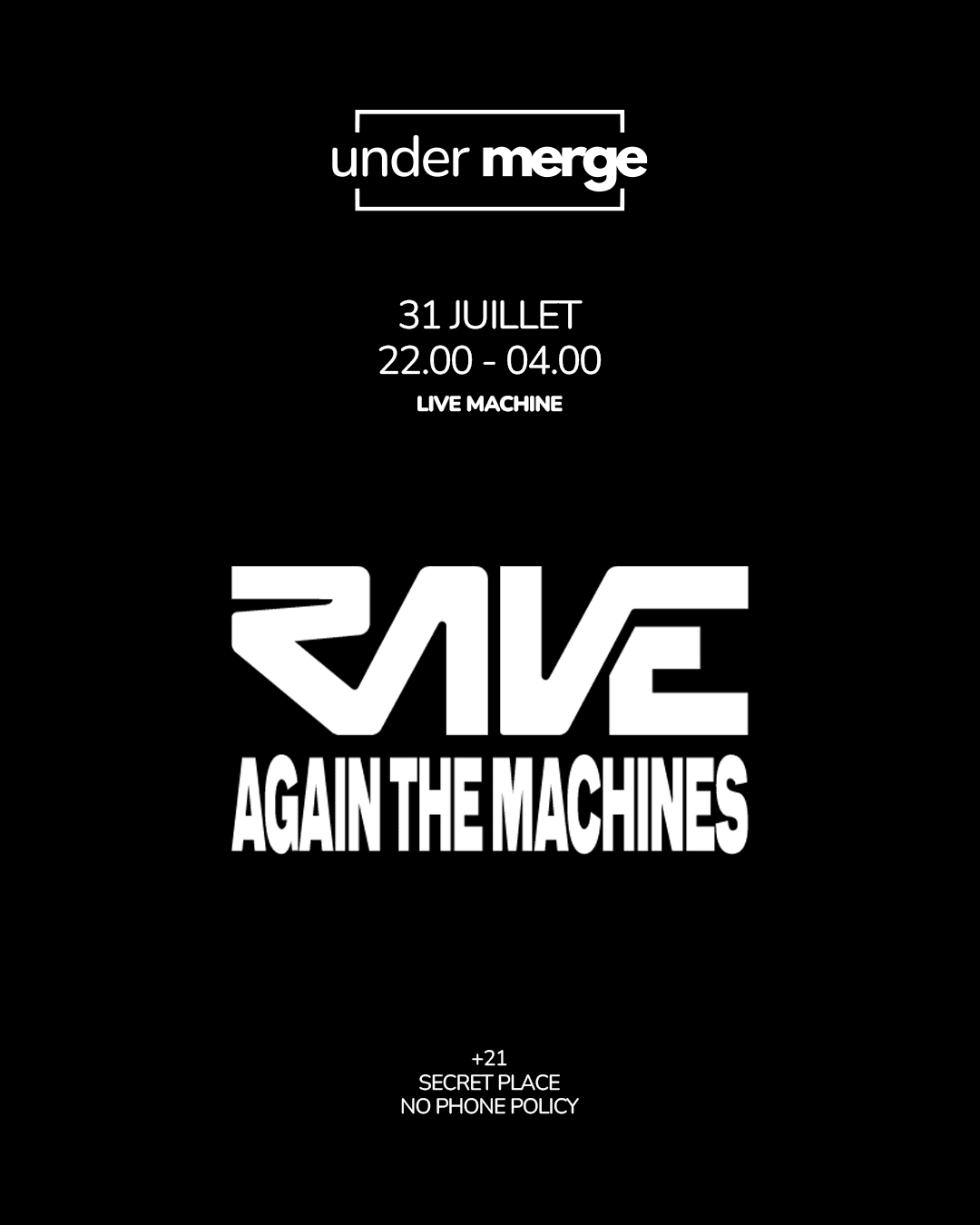 Under Merge - Rave Again The Machine - Chapitre 1